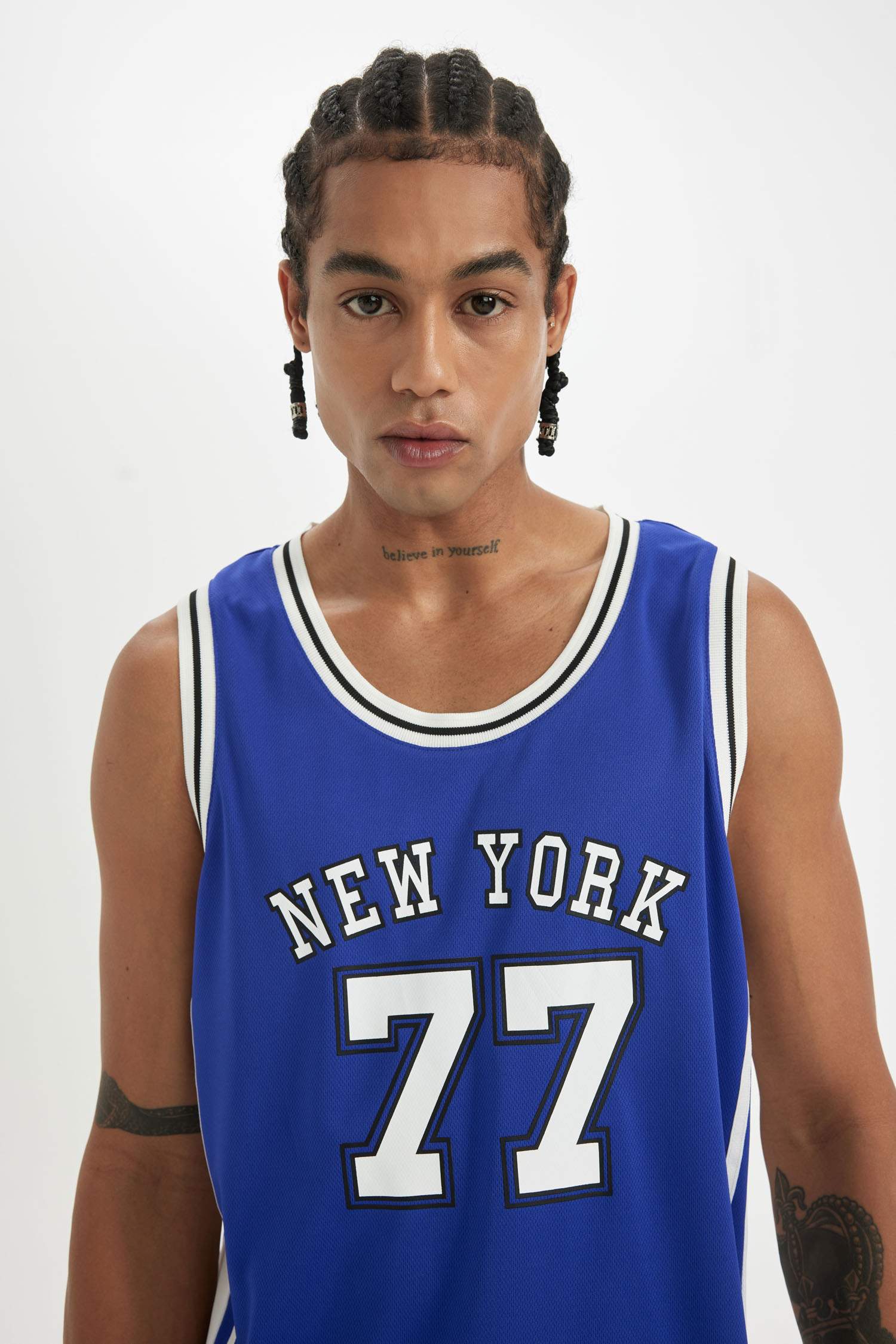 DeFactoFit Standard Fit Heavy Fabric Sleeveless T-Shirt