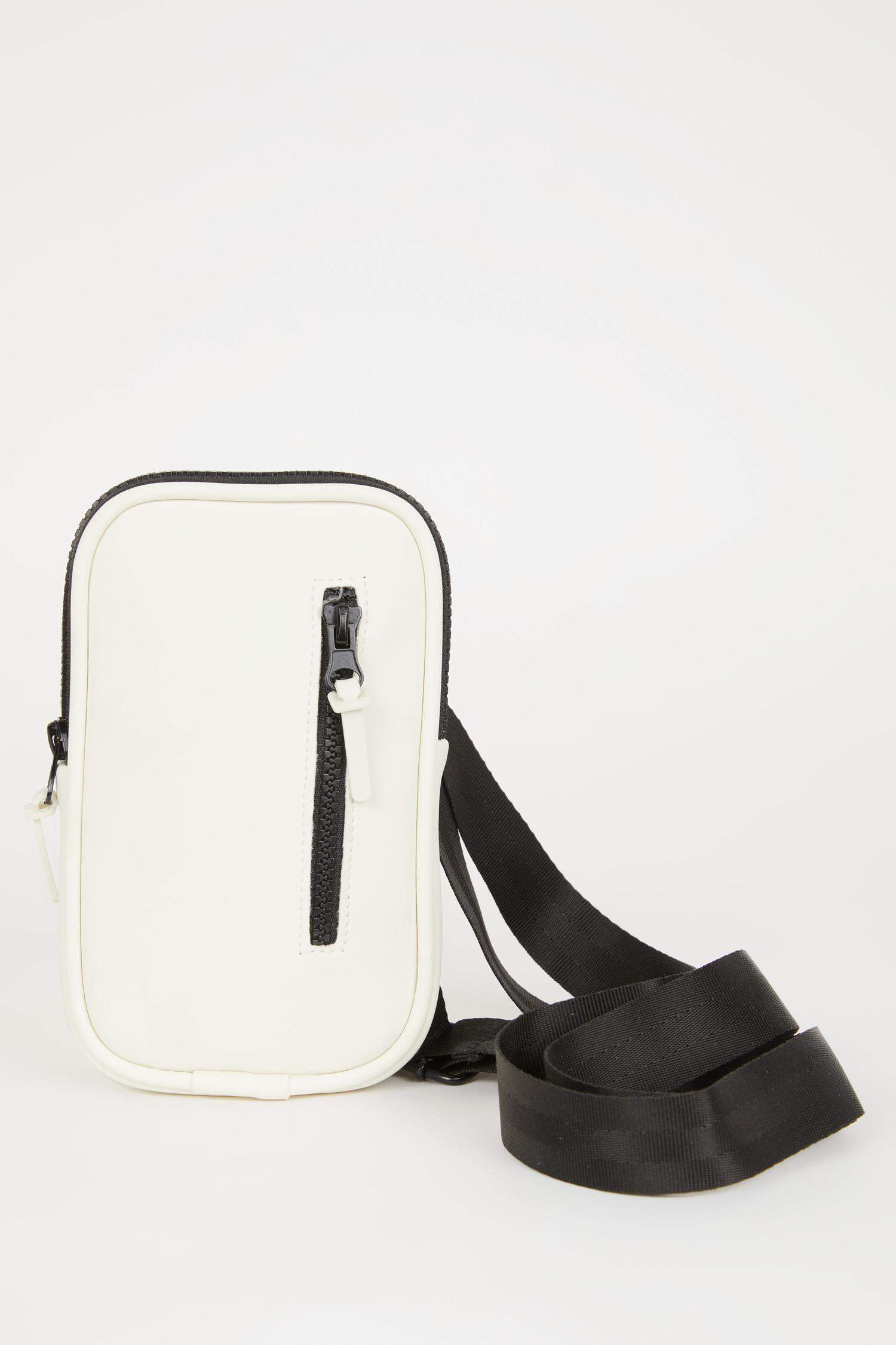 Erkek Orta Suni Deri Telefon Çantası