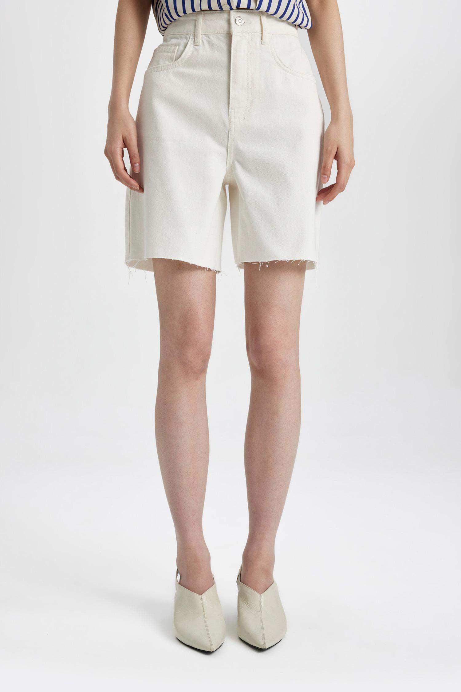 برمودا جينز بخصر عالي