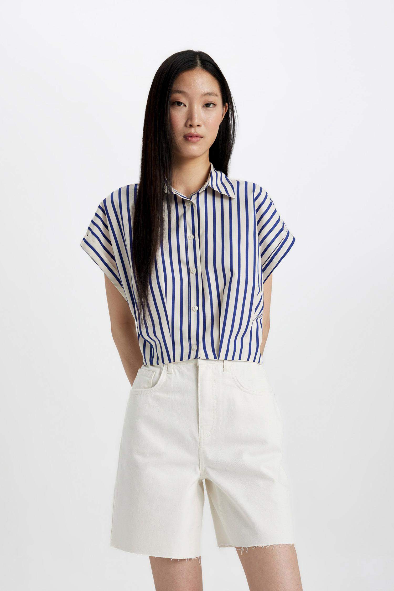 برمودا جينز بخصر عالي