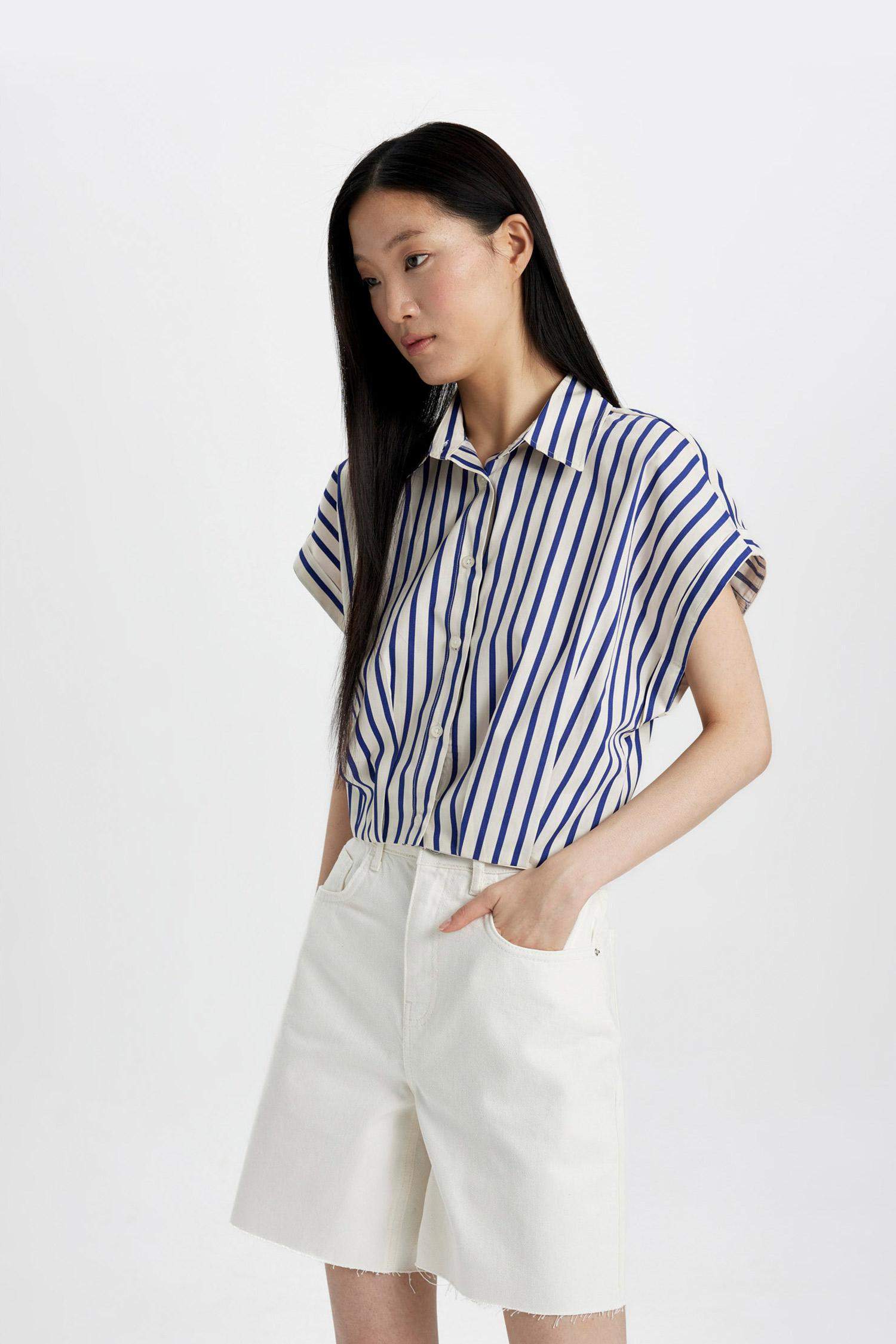 برمودا جينز بخصر عالي