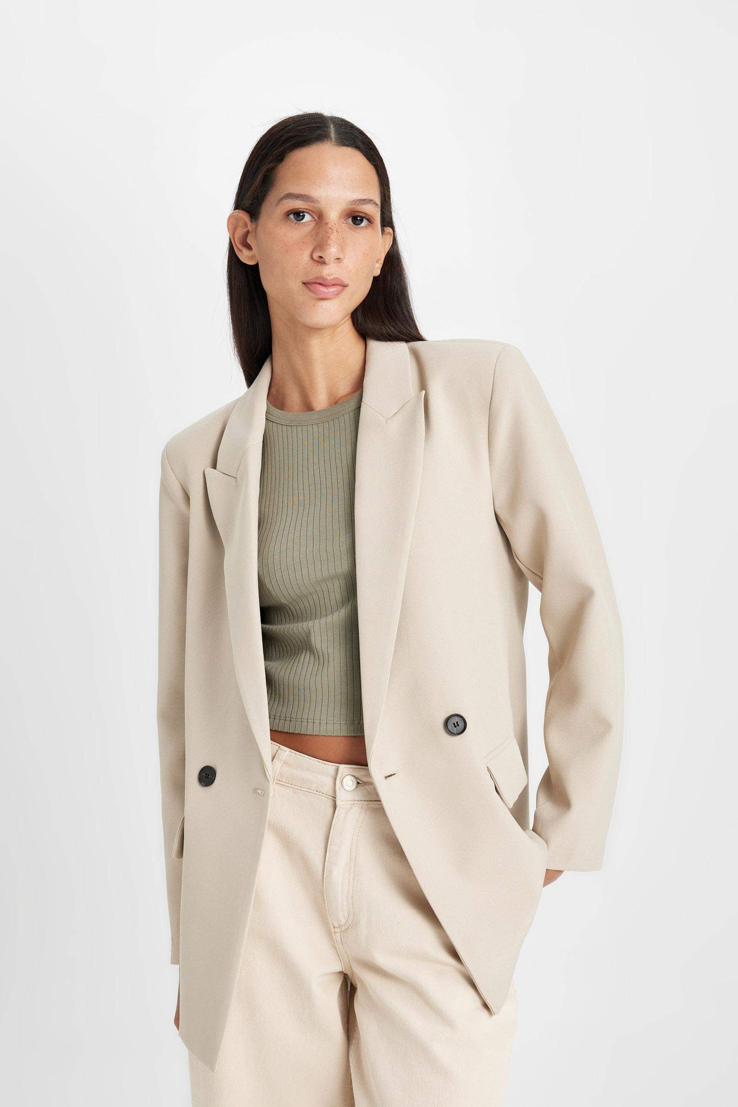 Oversize Fit Blazer Jacket