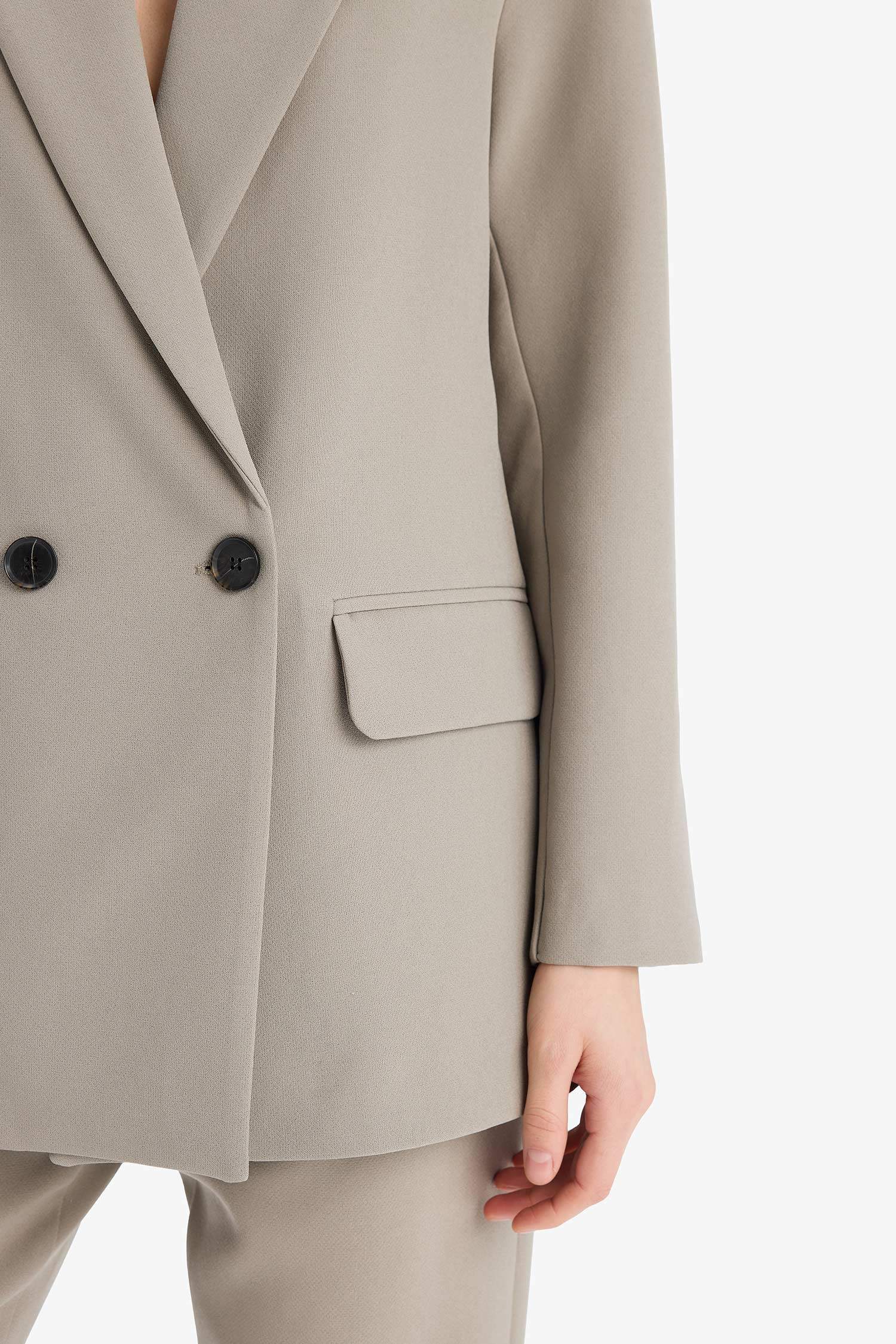 سترة بليزر كاروهات اوفر سايز بياخة جاكيت