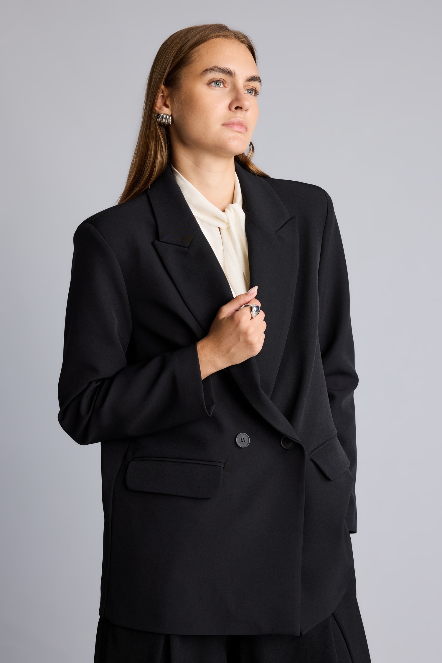 DeFacto Oversıze Blazer Ceket görsel 7