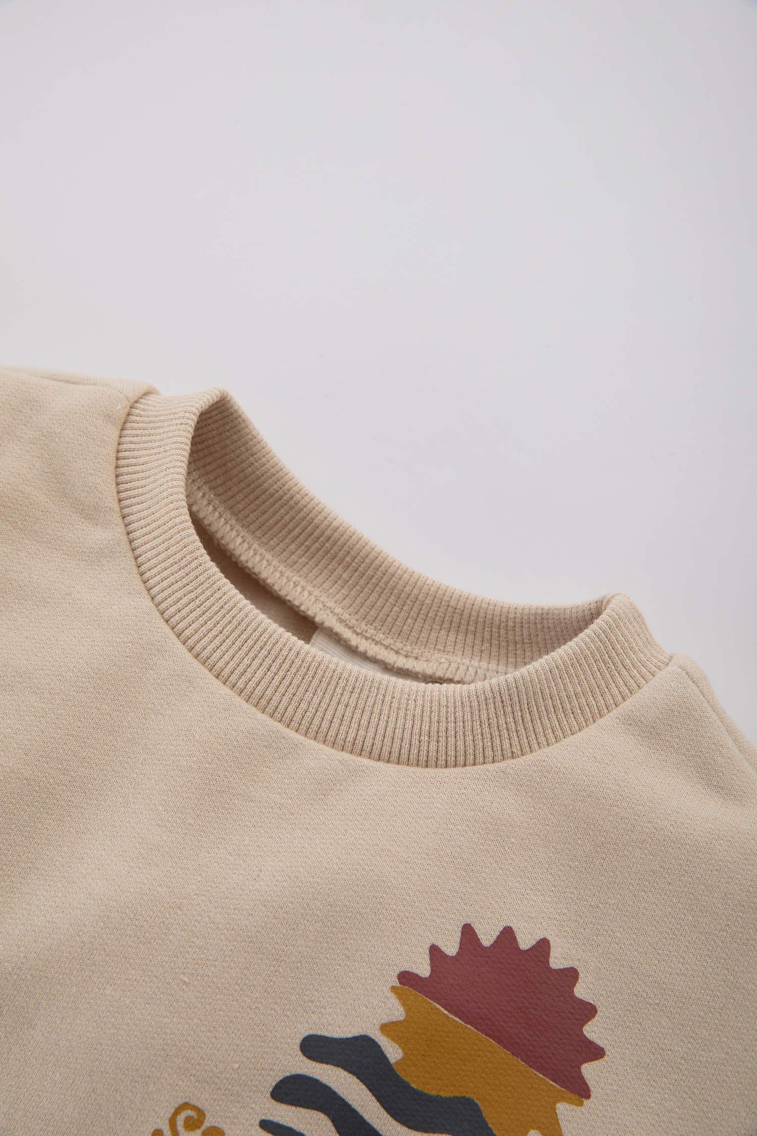 سويت شيرت اولادي قصة عادية ببطانة ناعمة