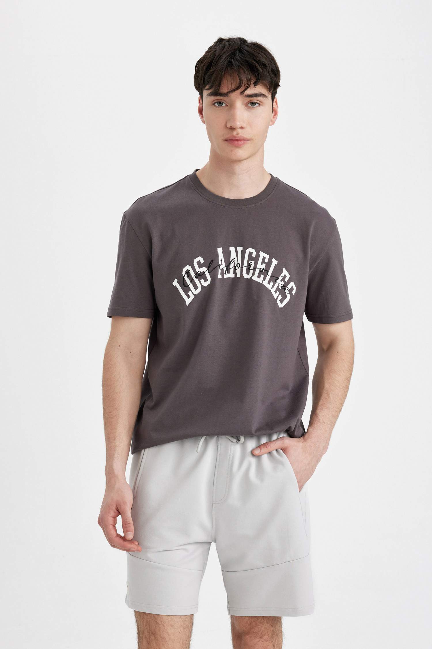Regular Fit Crew Neck Short Sleeve T-Shirt
