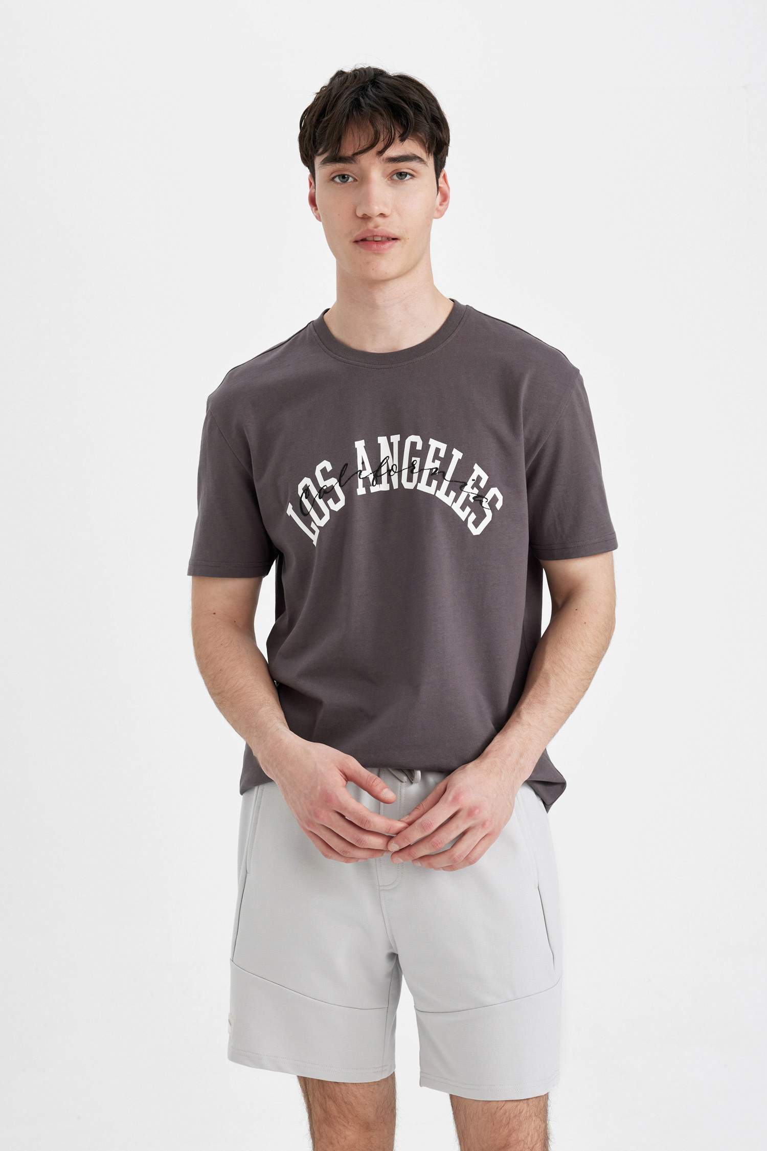 Regular Fit Crew Neck Short Sleeve T-Shirt