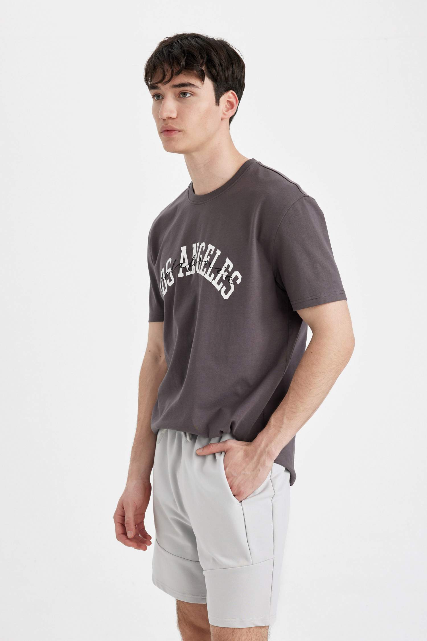 Regular Fit Crew Neck Short Sleeve T-Shirt