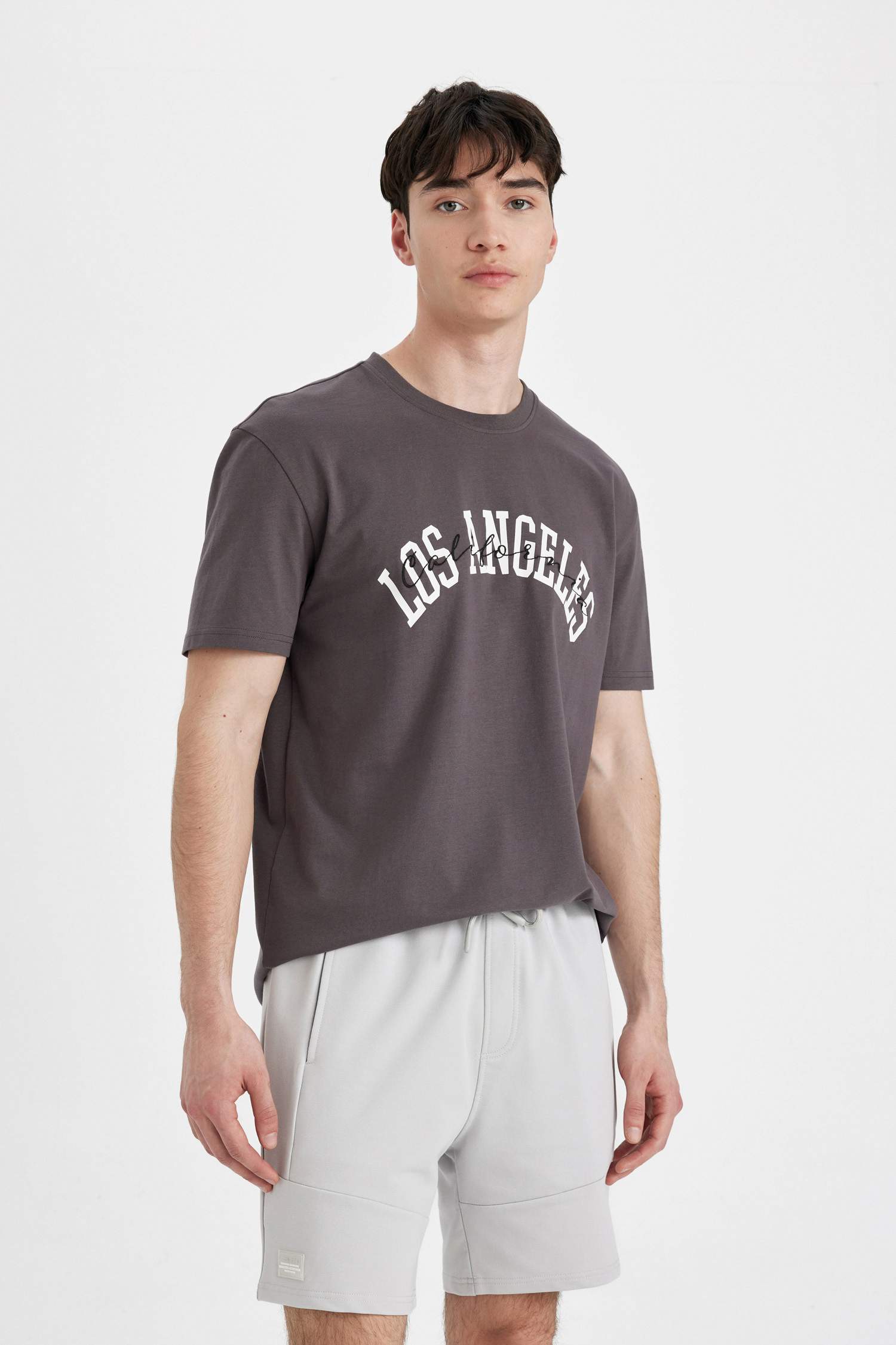 Regular Fit Crew Neck Short Sleeve T-Shirt