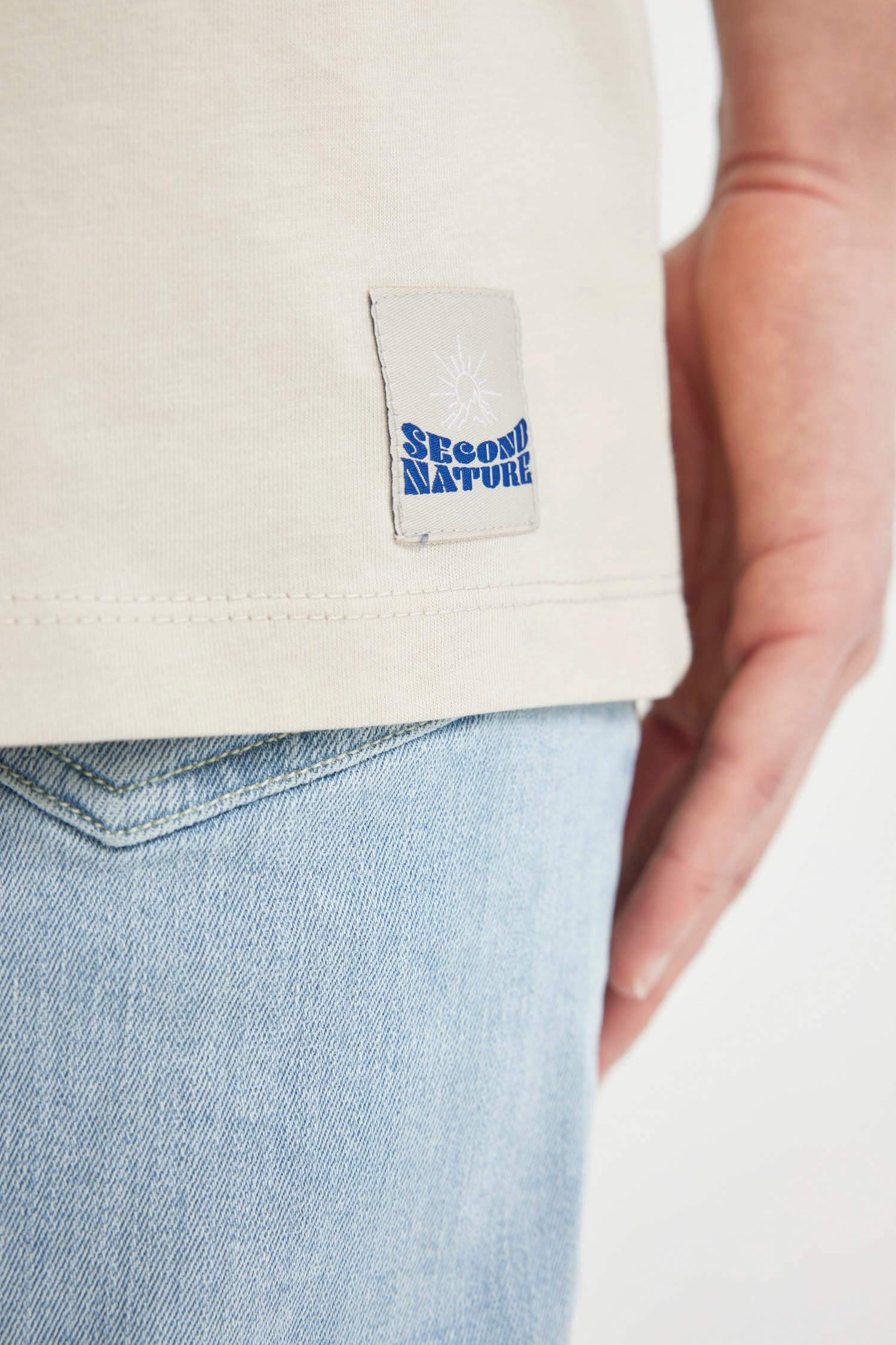 Comfort Fit Crew Neck Printed Short Sleeve T-Shirt