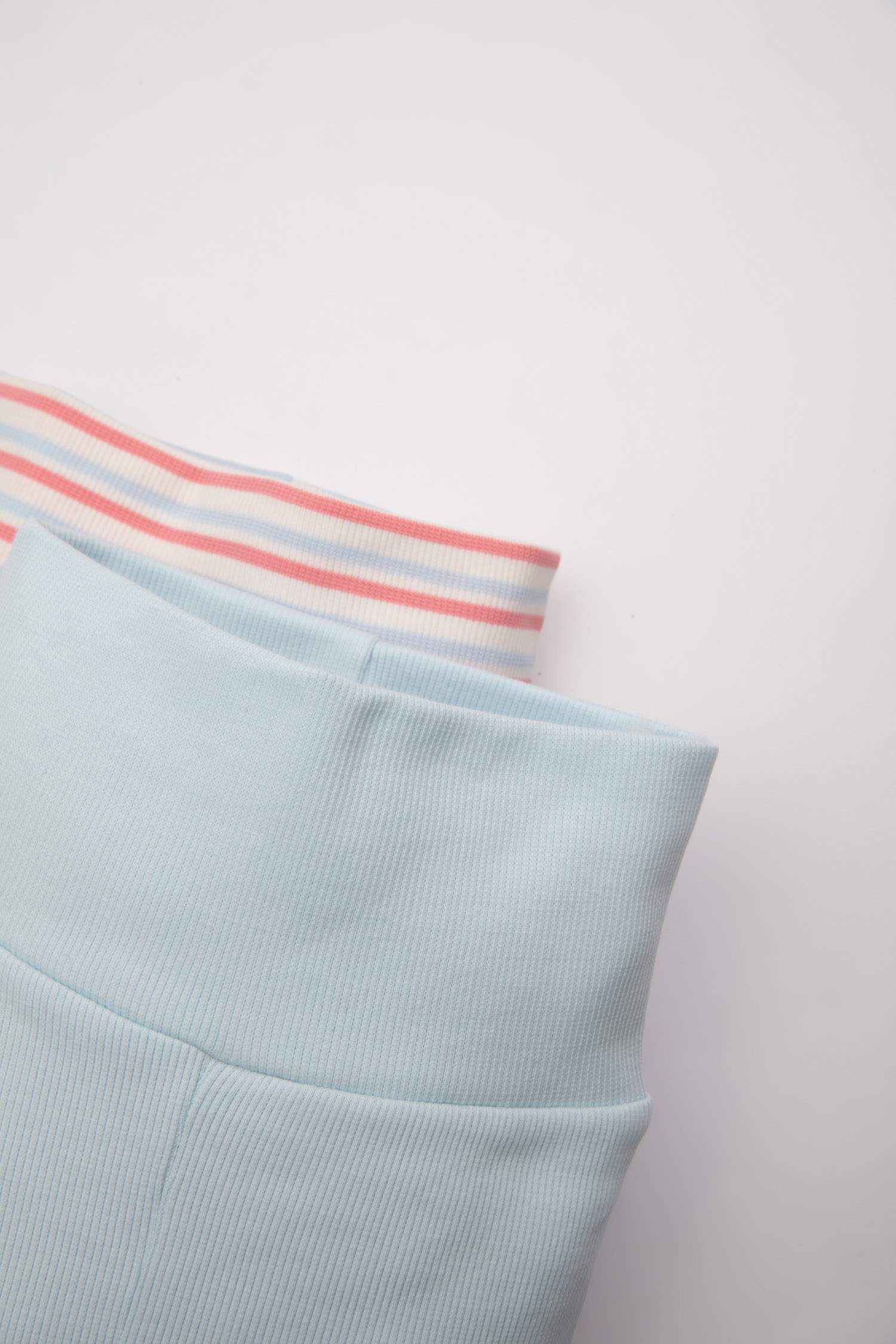 Baby Girl Striped Ribbed Camisole 2 Piece Shorts