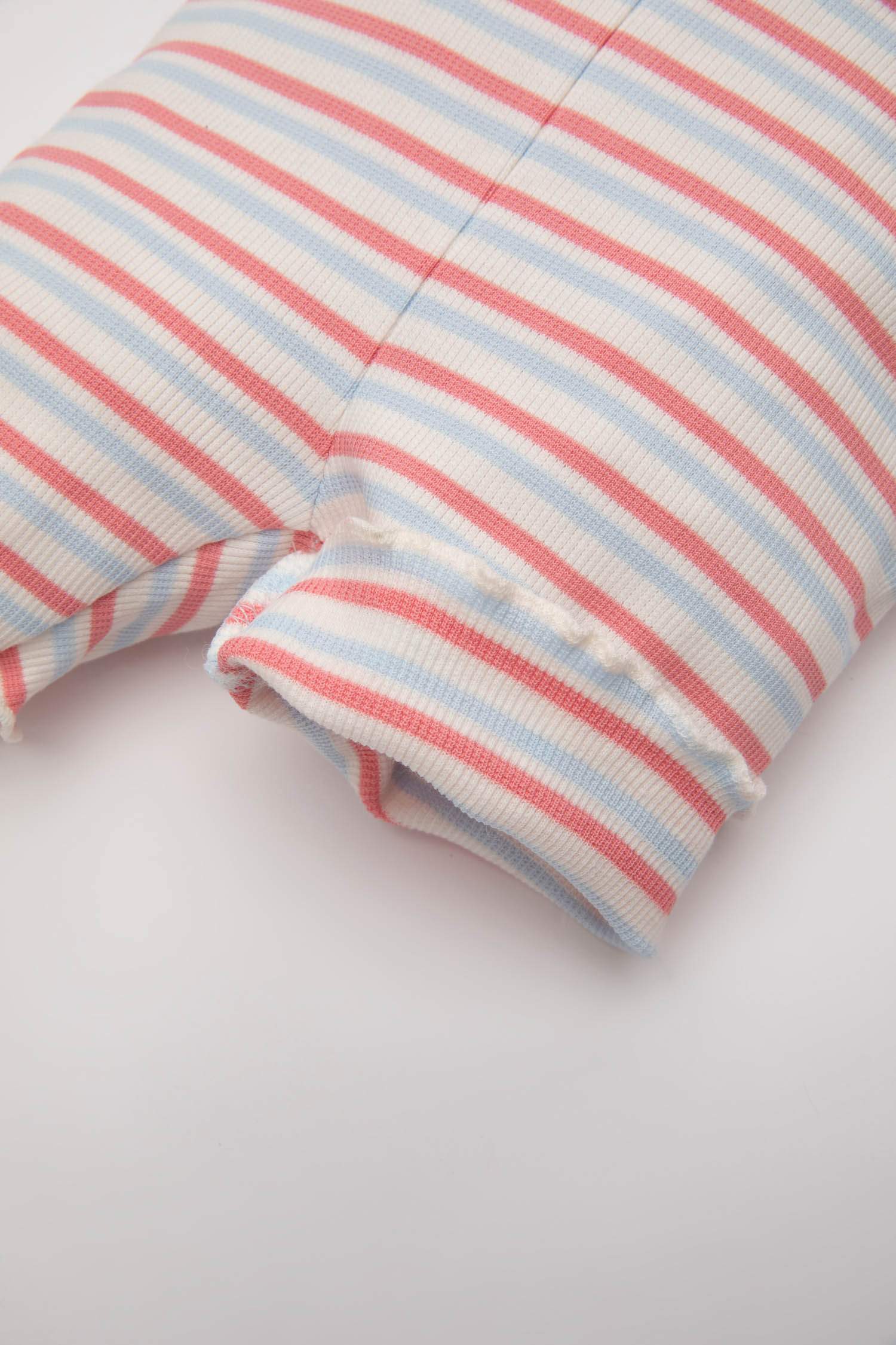 Baby Girl Striped Ribbed Camisole 2 Piece Shorts