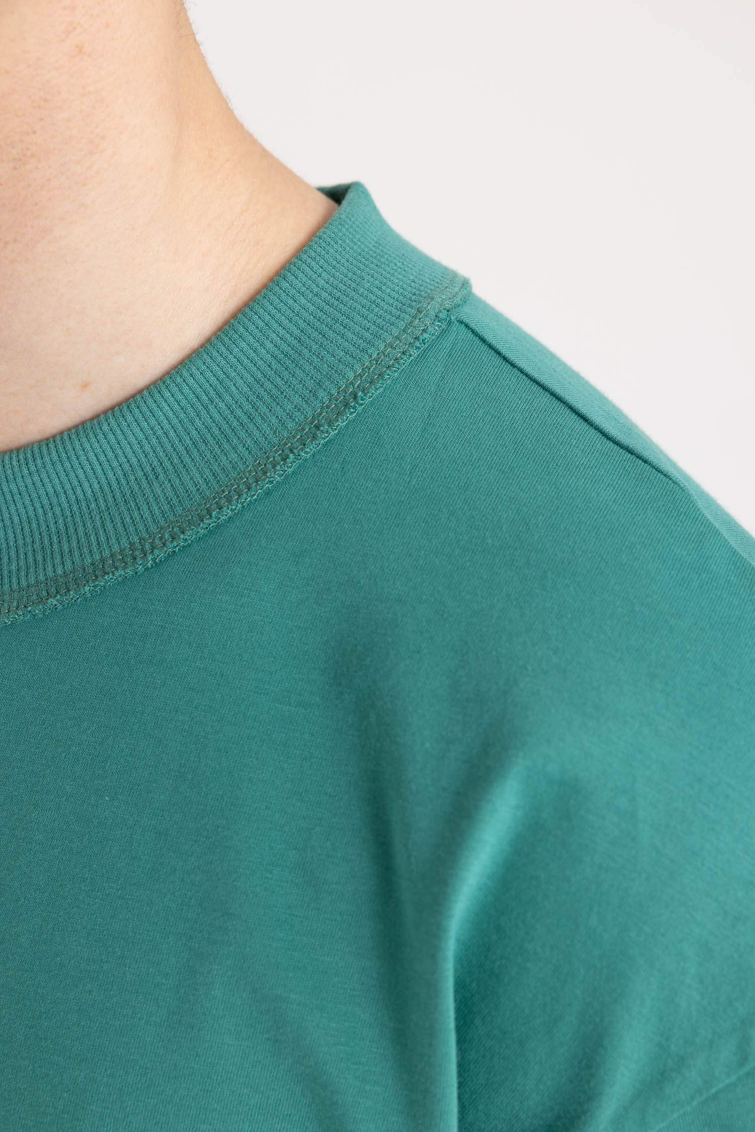 تي شيرت أوفر سايز بياقة مستديرة