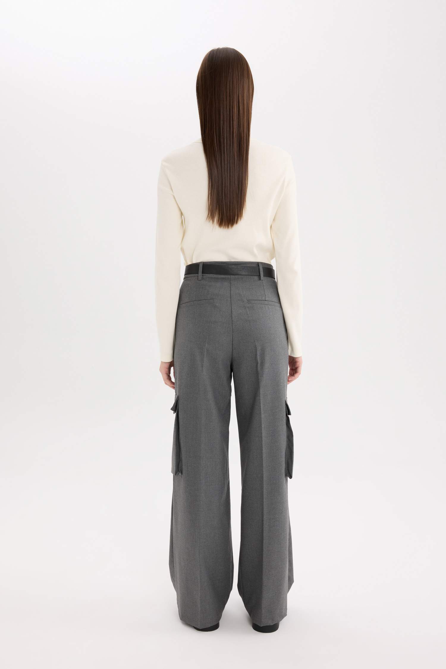 With Cargo Pocket Trousers