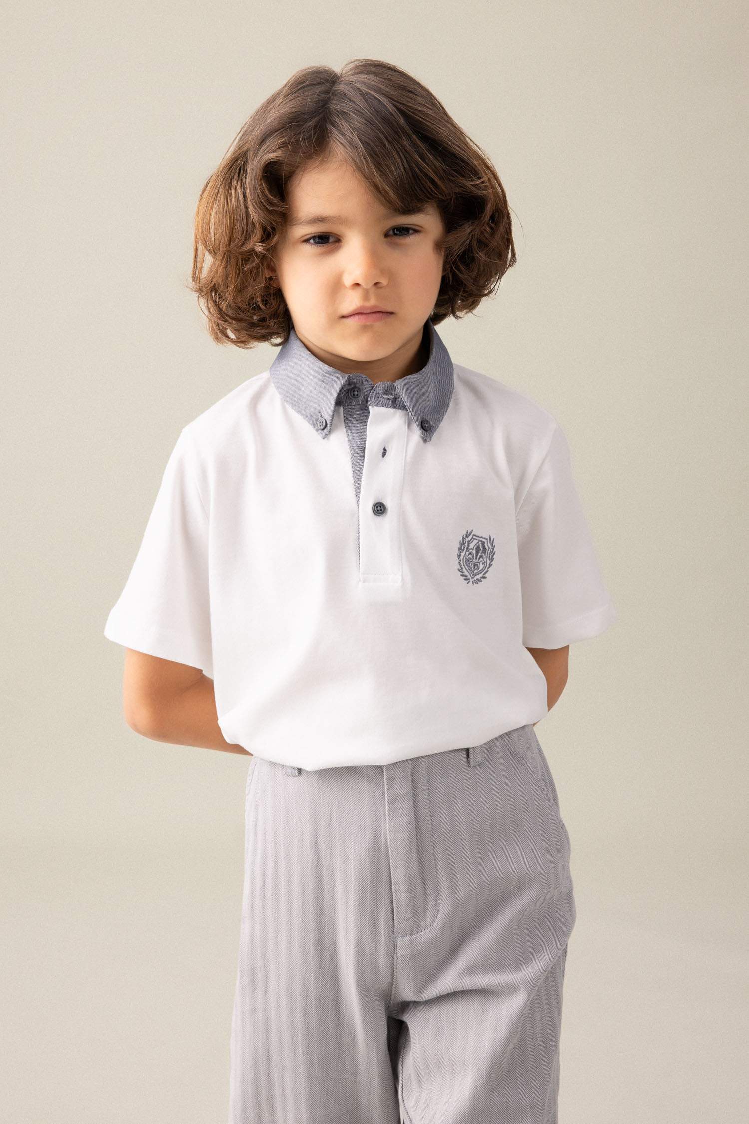 Boy Short Sleeve Polo T-Shirt