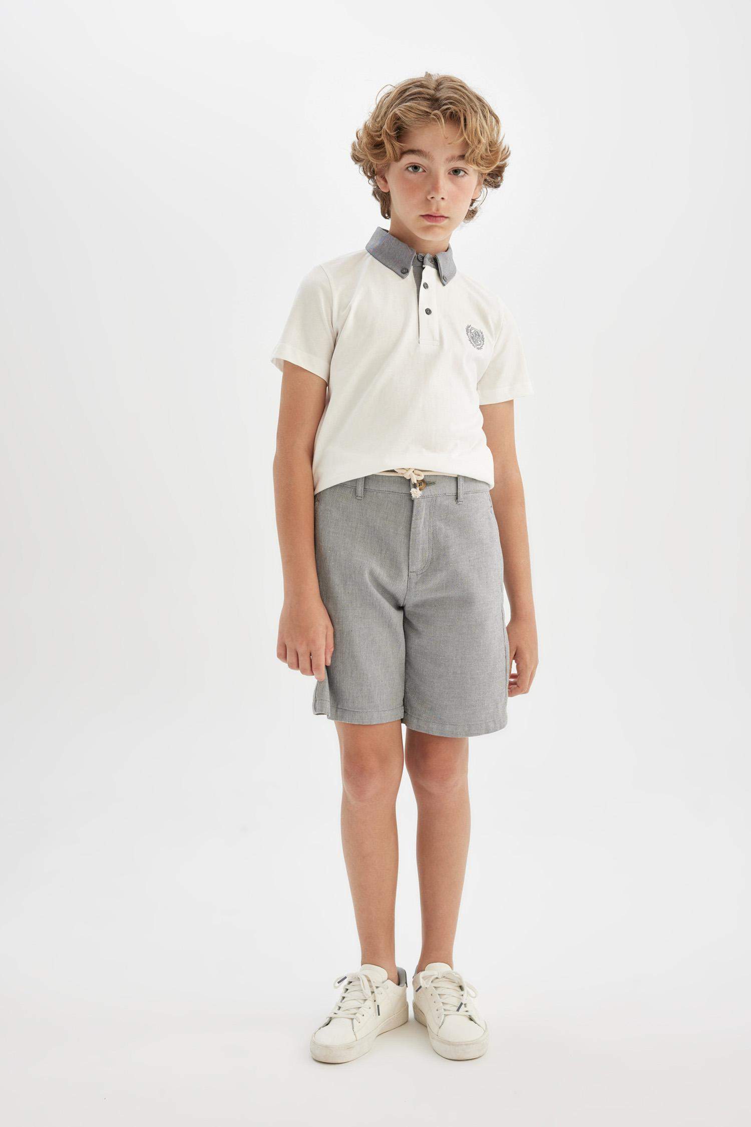 Boy Short Sleeve Polo T-Shirt