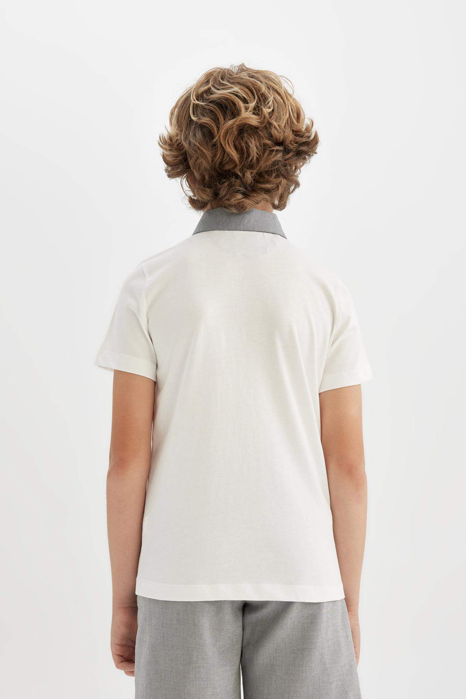 Boy Short Sleeve Polo T-Shirt