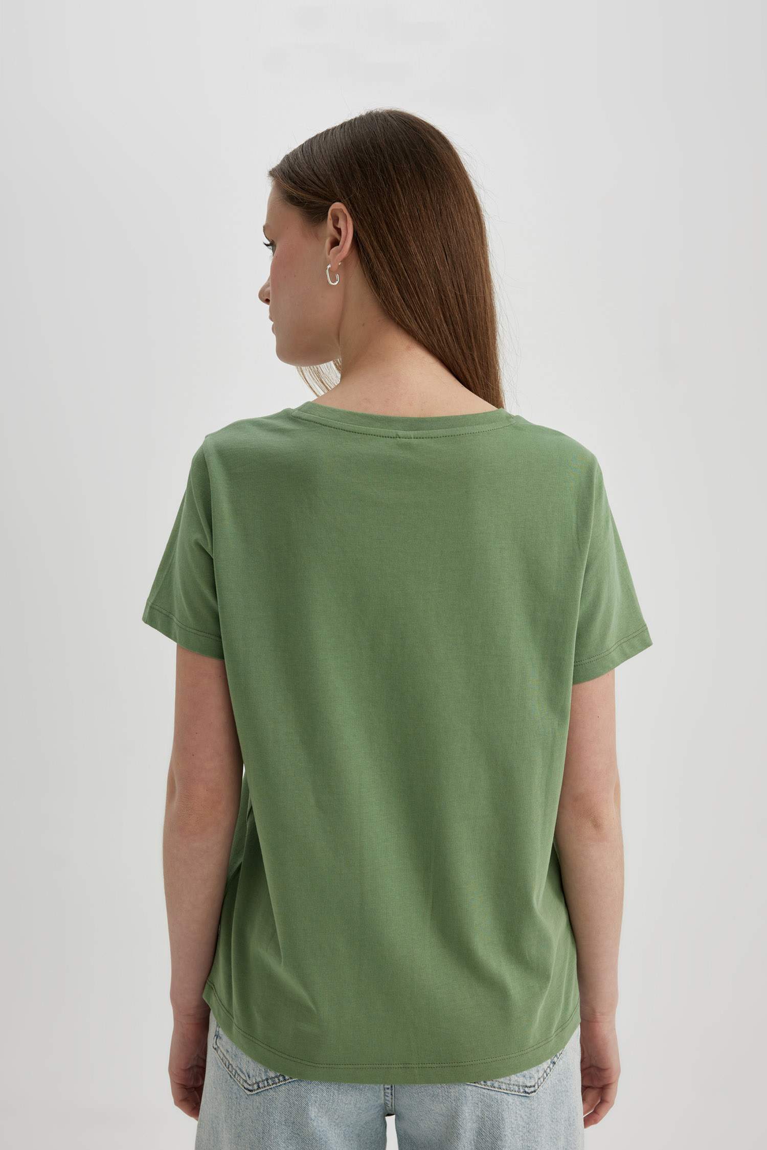 T-Shirt imprimé Coupe Régulière Col Ras Du Cou