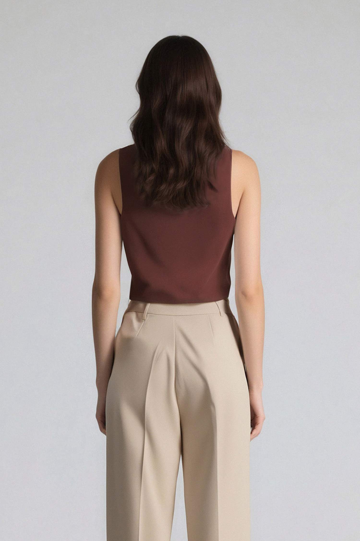 Slim Fit Dar Kesim Basic Düz Kare Yaka Atlet