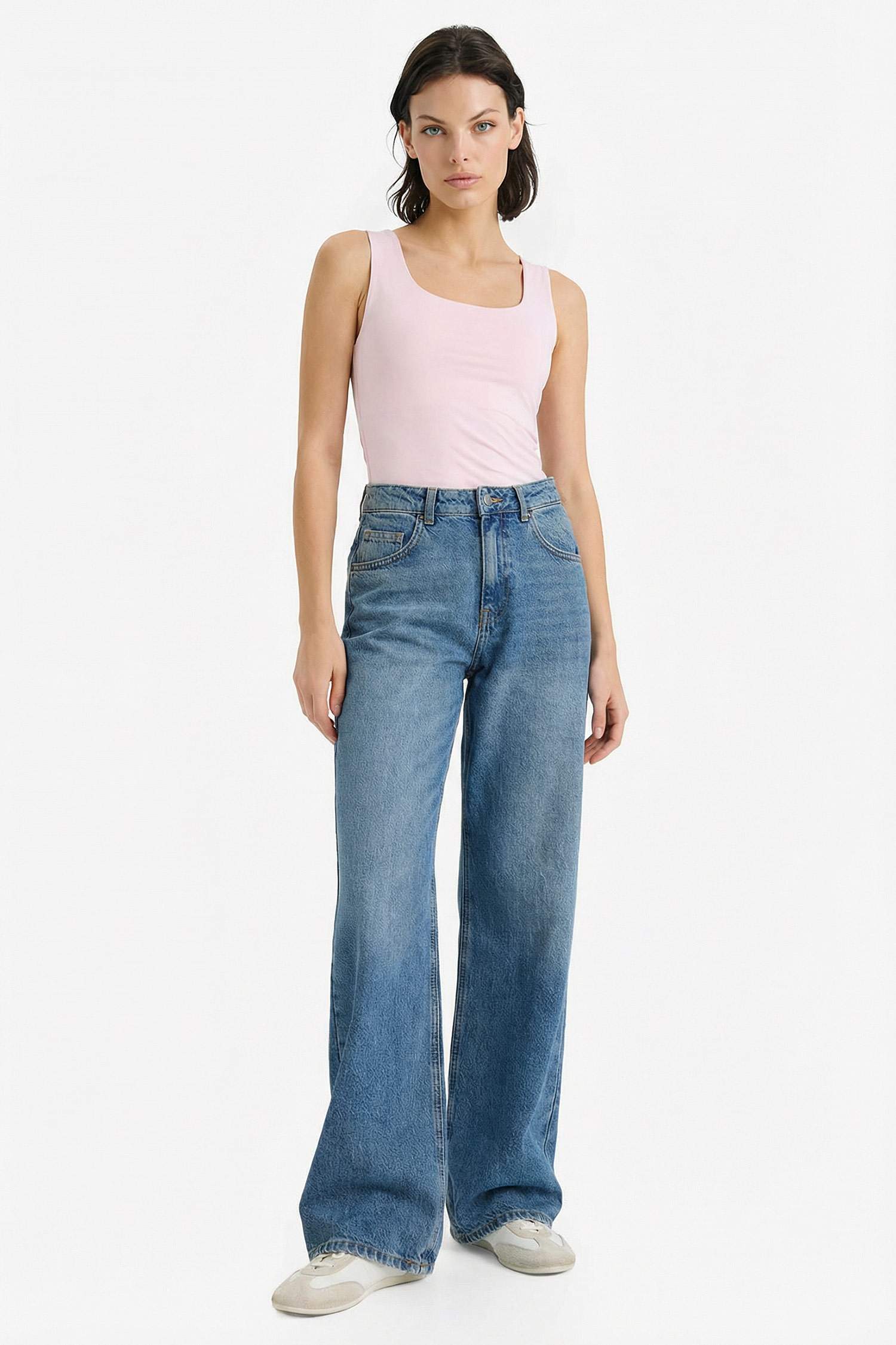 فانيلة بيزك سادة سليم فيت بياخة مربعة