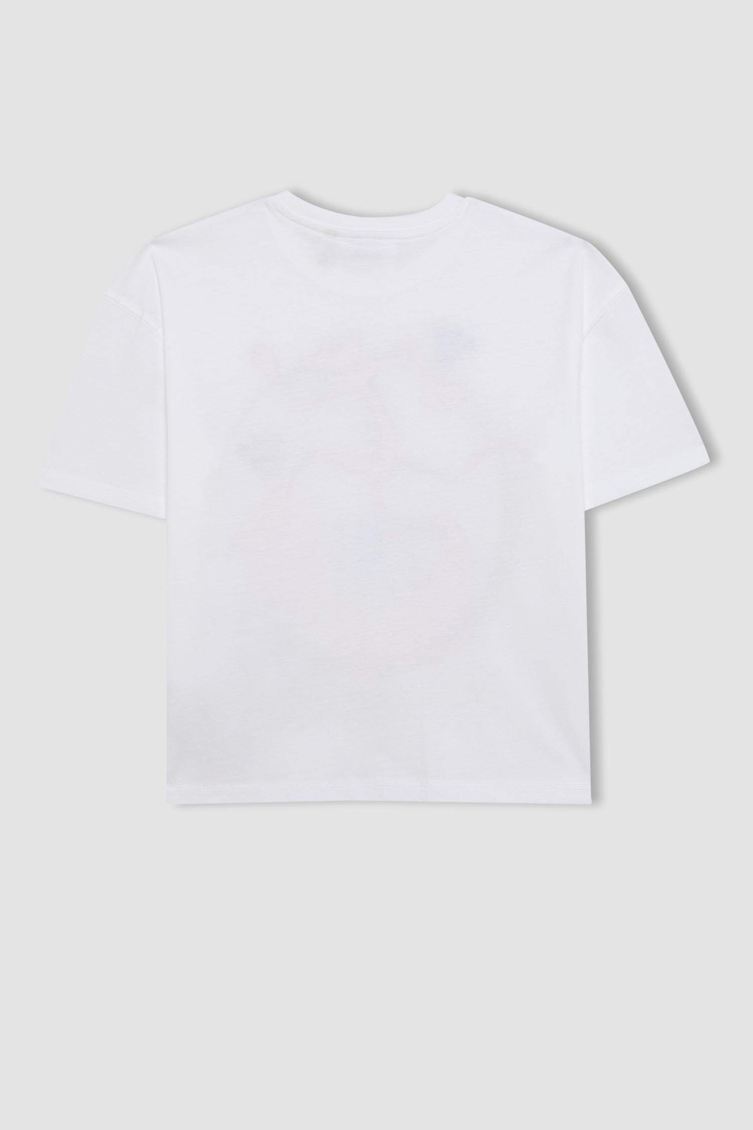 Girl Pink Panther Oversize Fit Short Sleeve T-Shirt