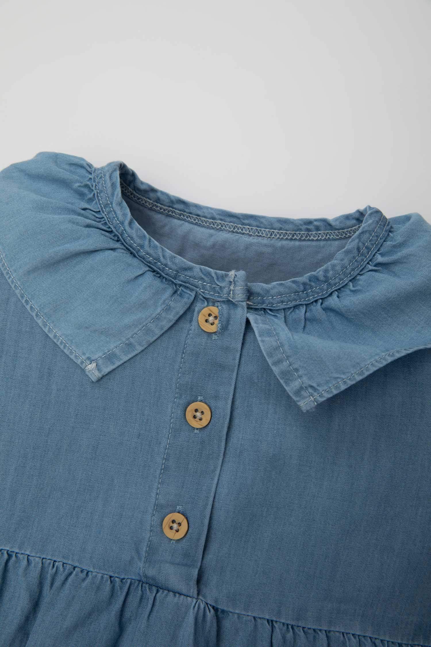 طقم بيبي بناتي حديثي الولادة شرابات وجمبسوت جينز - قطعتين