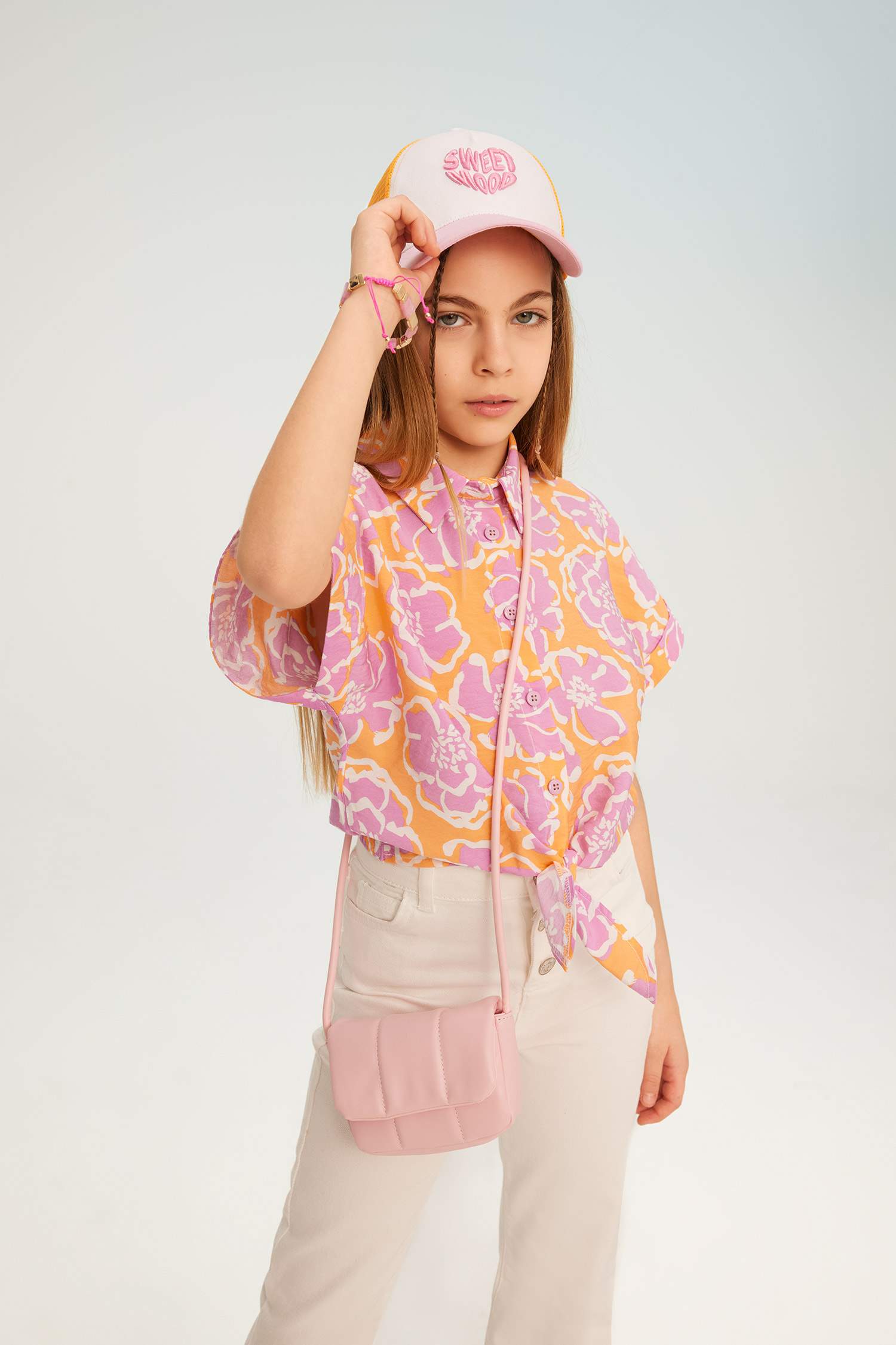 Kız Çocuk Suni Deri Çapraz Çanta