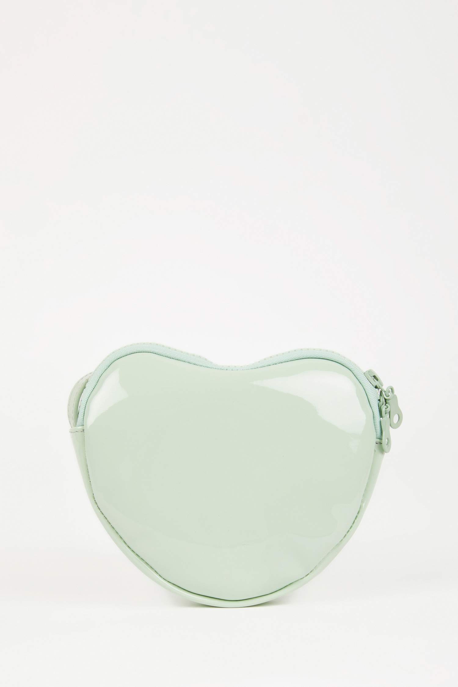 Girl Shiny Faux Leather Heart Patterned Handbag