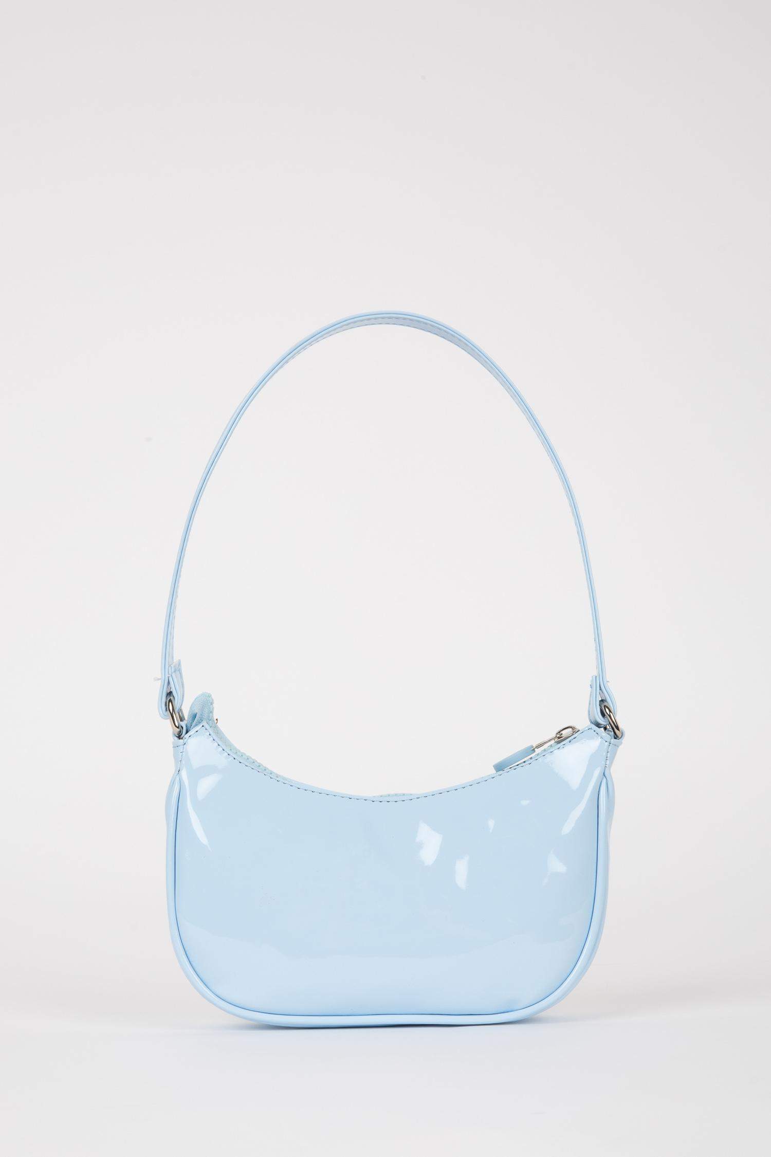 Girl Shiny Faux Leather Handbag