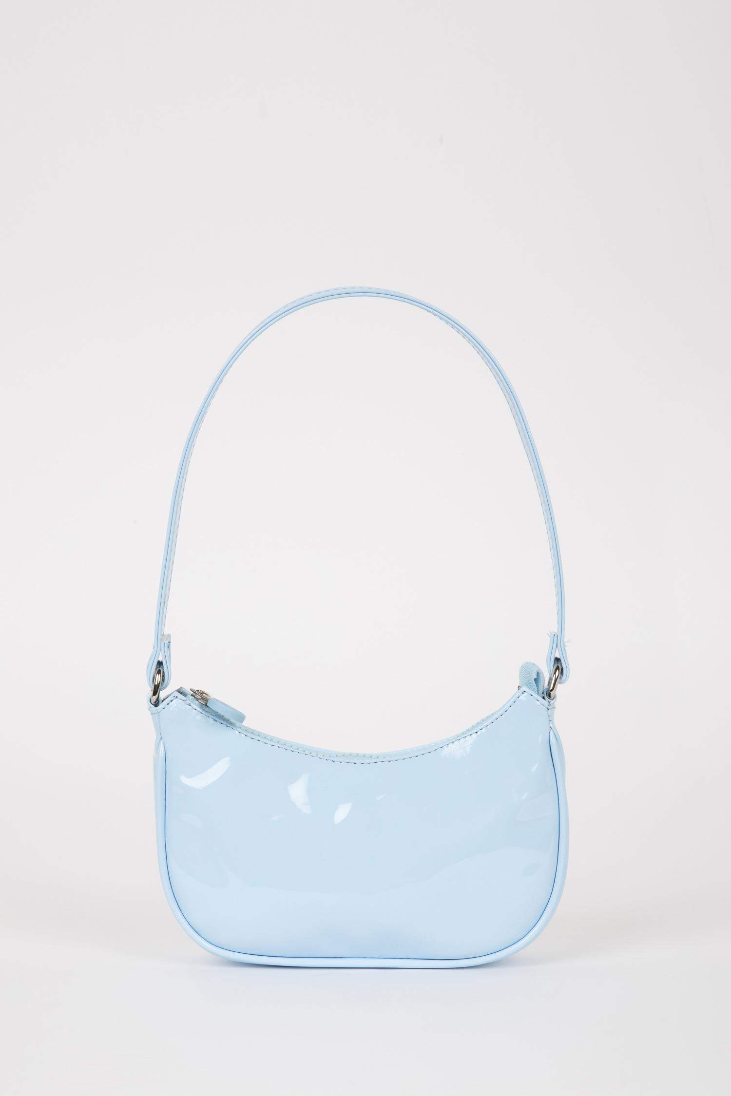 Girl Shiny Faux Leather Handbag