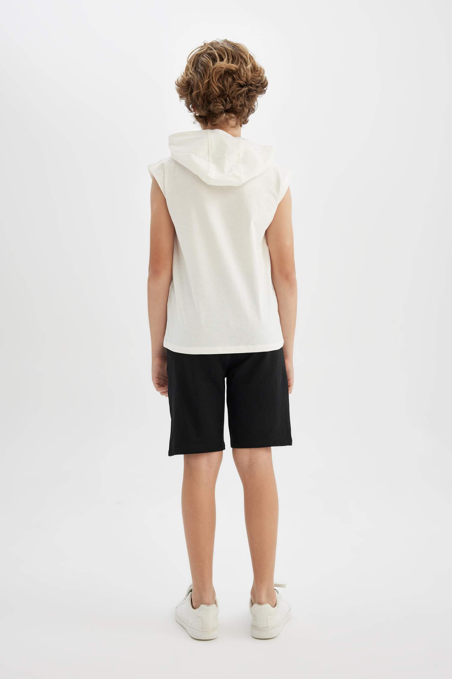 Boy NBA Los Angeles Lakers Hooded T-Shirt Shorts 2 Piece Set