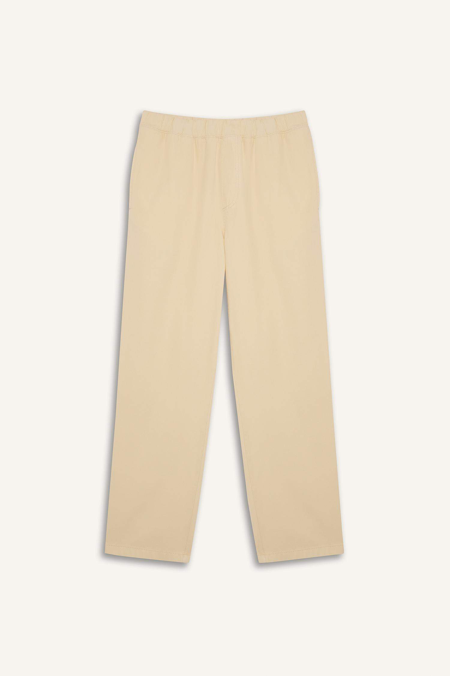 Bol Rahat Kesim Wide Leg Yazlık Keten Pantolon