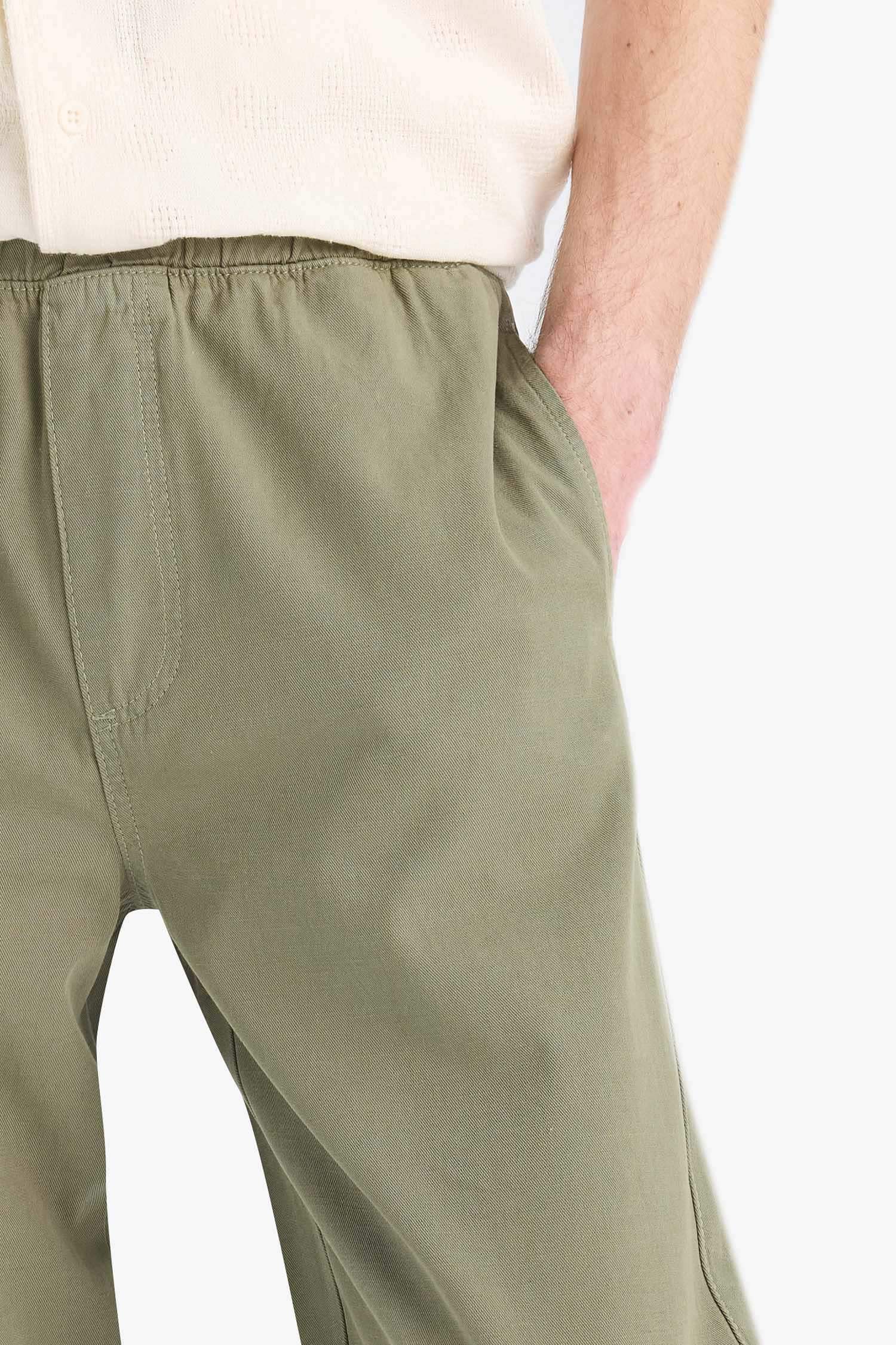 Bol Rahat Kesim Wide Leg Yazlık Keten Pantolon