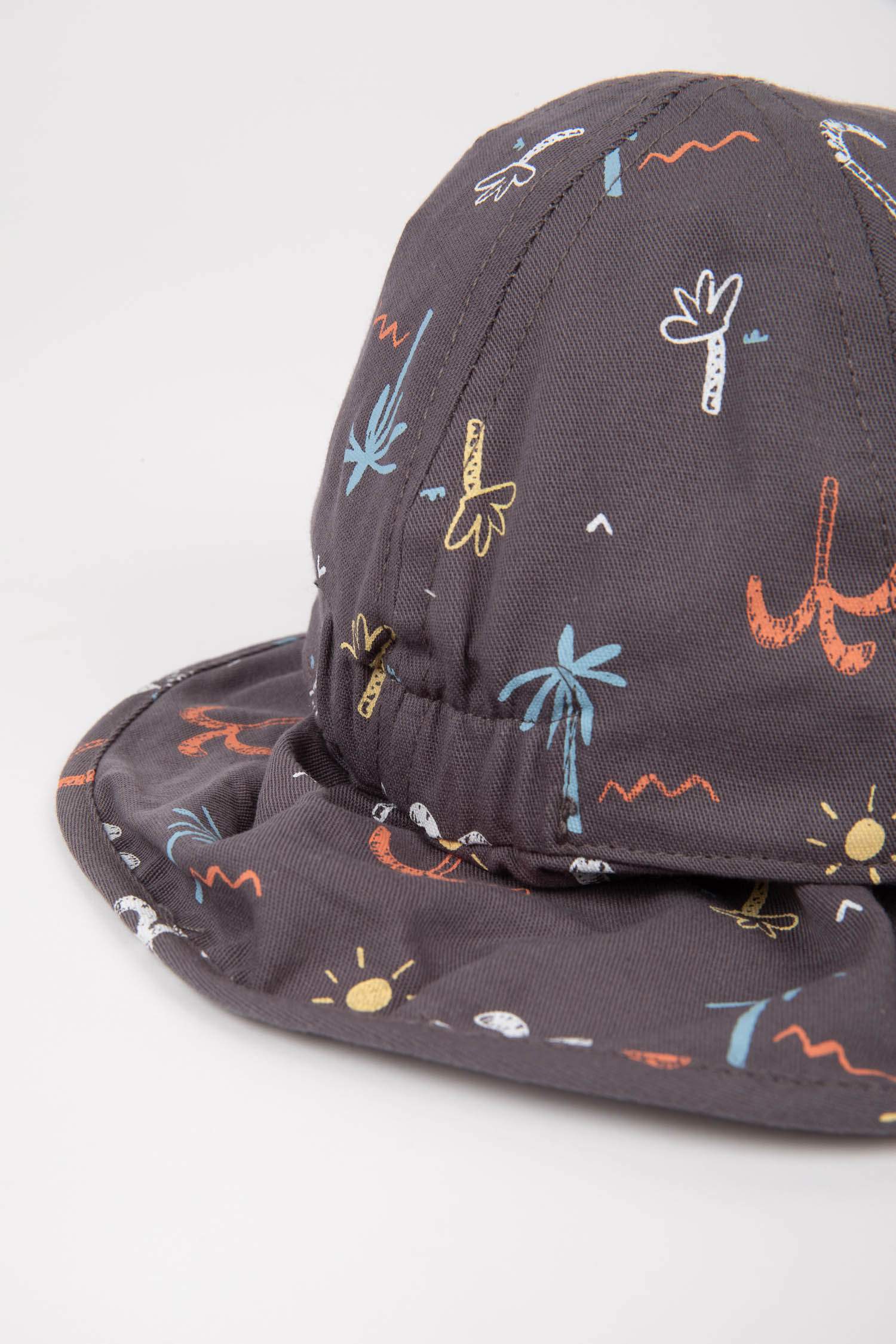 Baby Boy Cotton Printed Hat