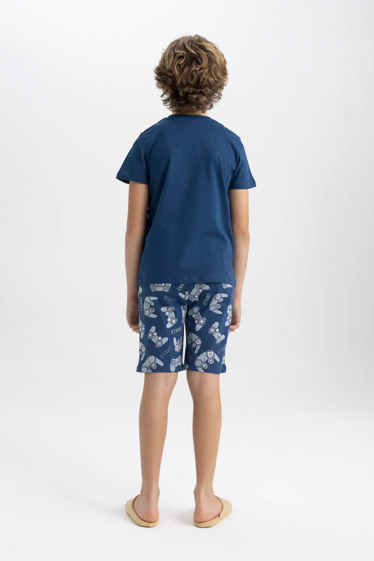 سيت بجامة ولادي قصة عادية - قطعتين