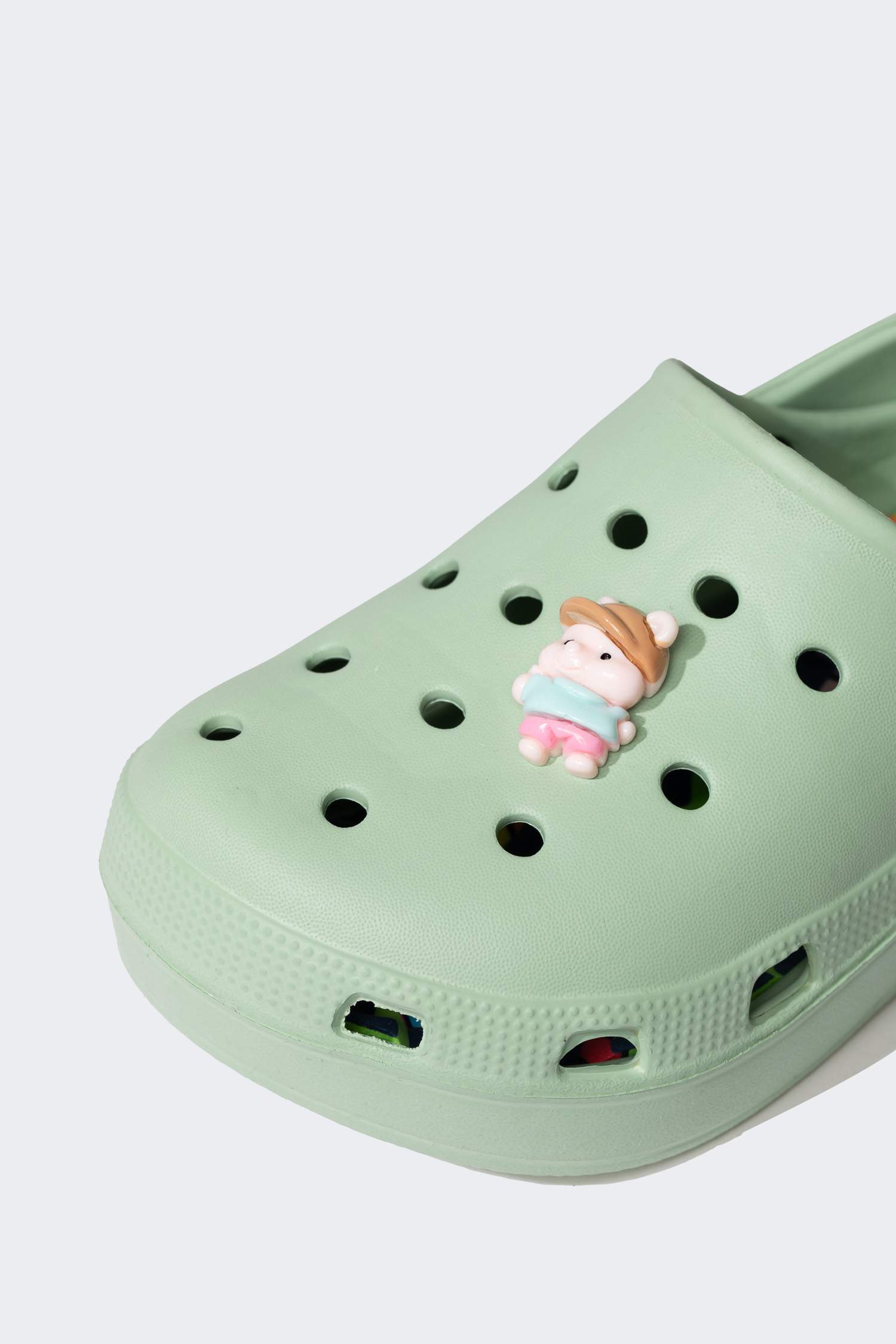 صندل بناتي بكعب عالي سليب اون