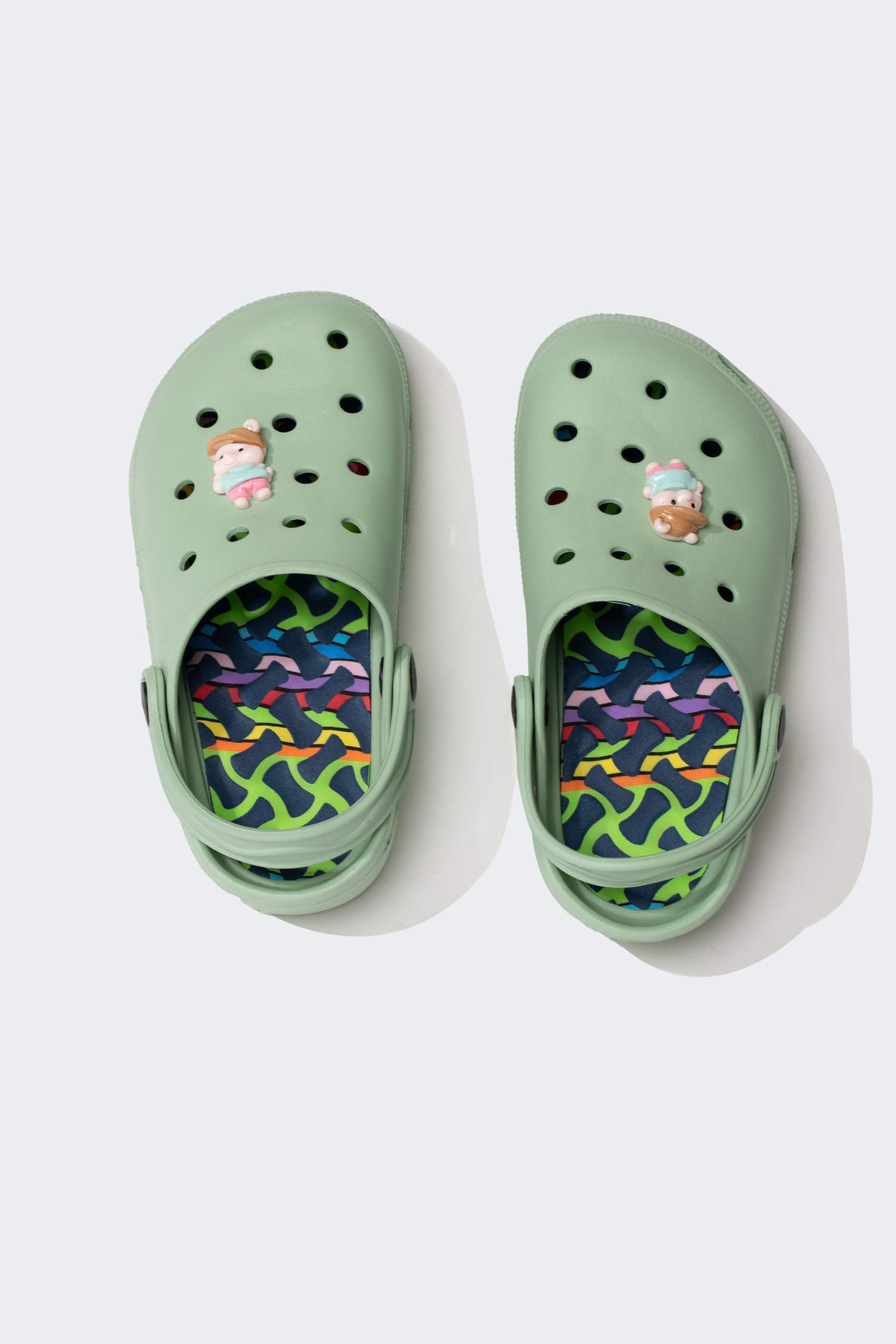 صندل بناتي بكعب عالي سليب اون