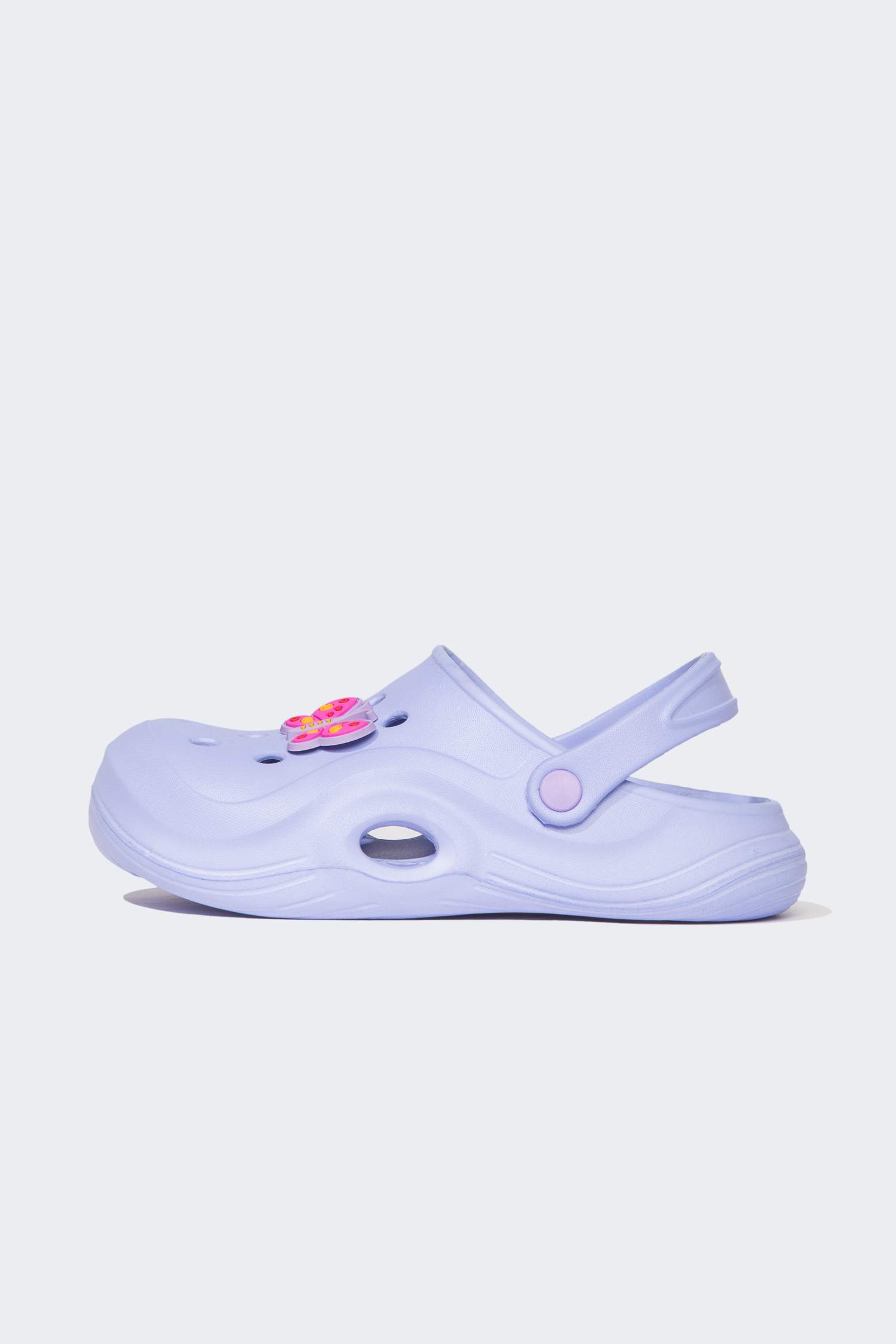 Kız Çocuk Tek Bantlı Yüksek Taban Eva Sandalet