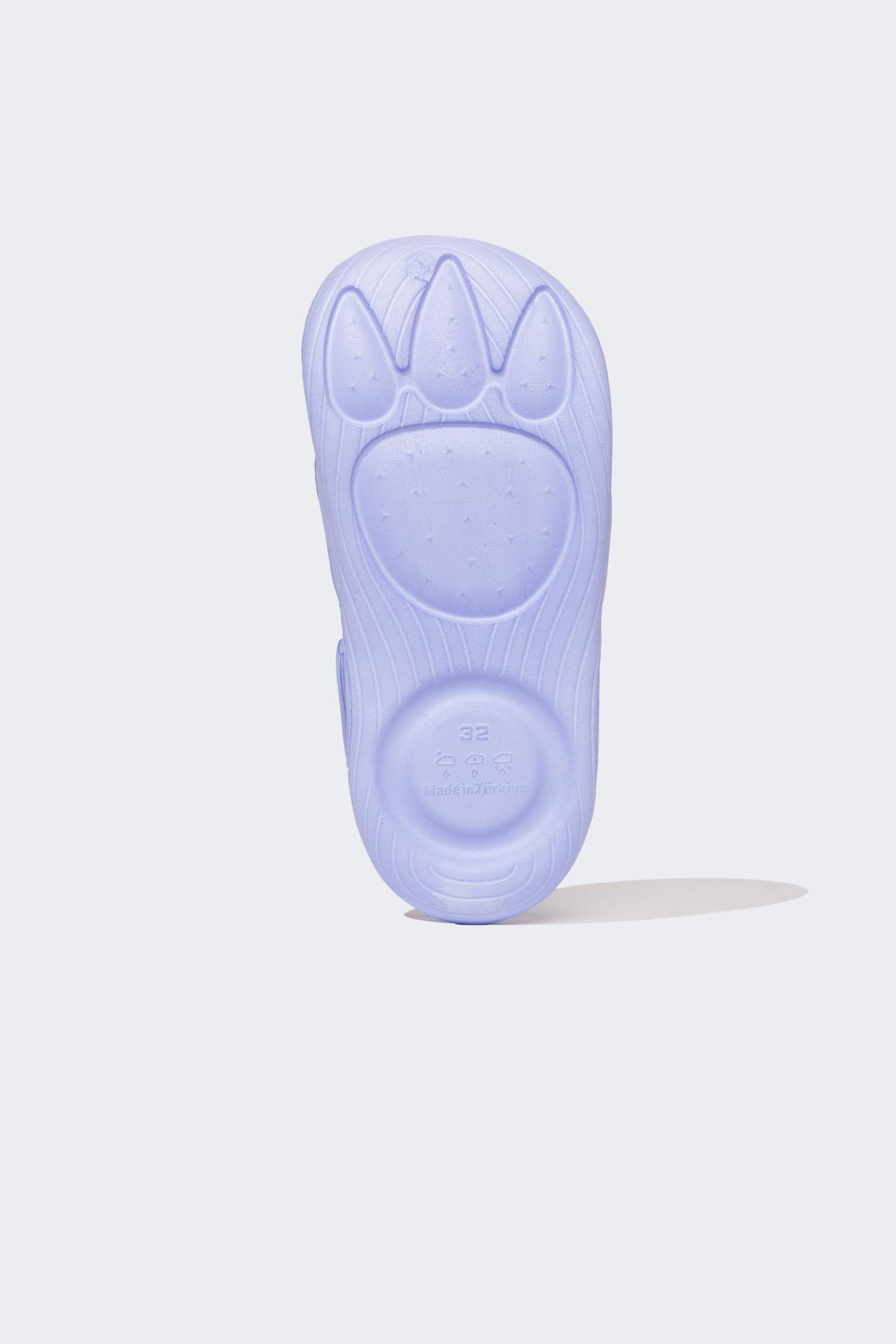 Kız Çocuk Tek Bantlı Yüksek Taban Eva Sandalet