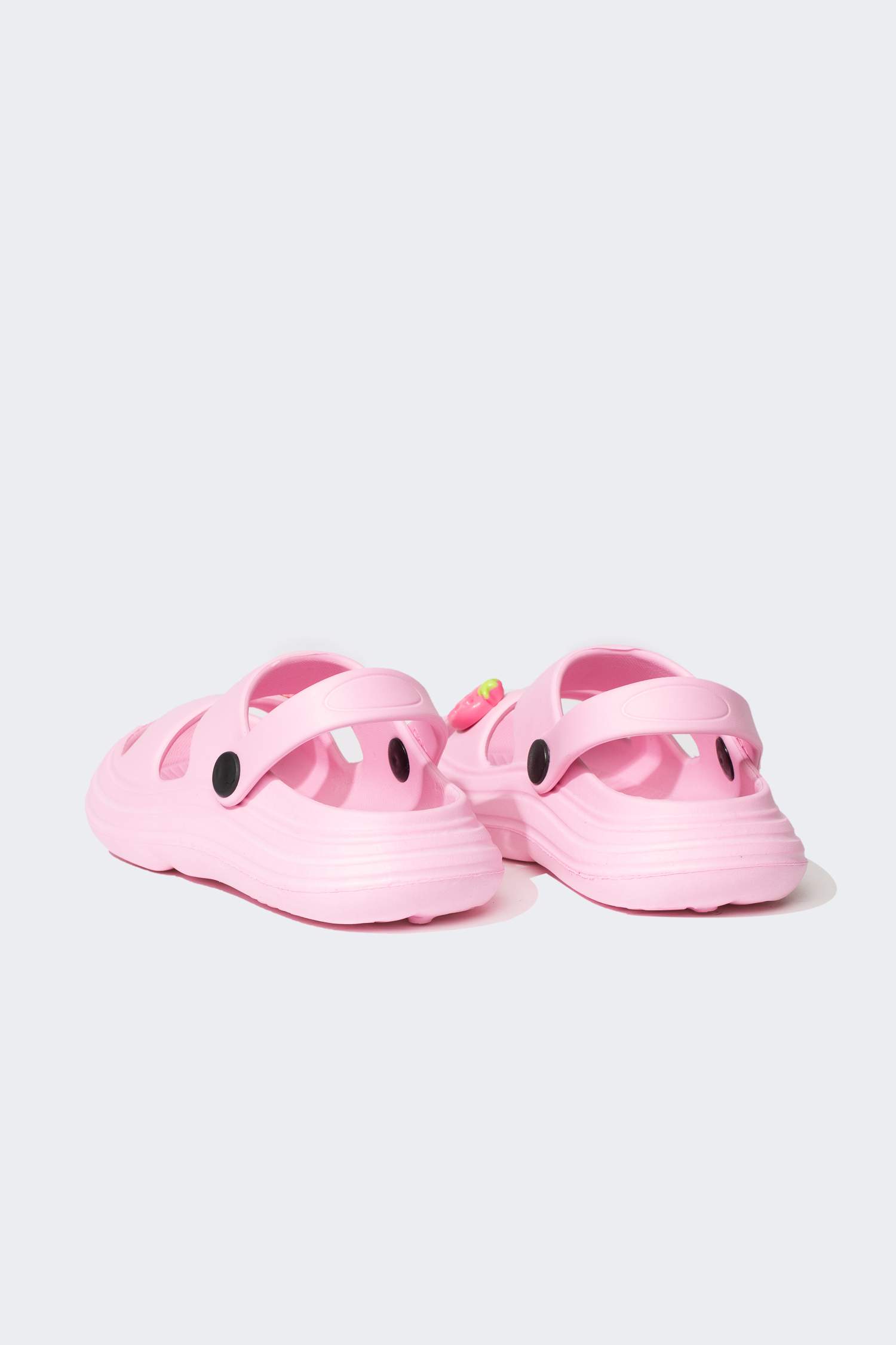 Kız Çocuk Çift Bantlı Yüksek Taban Sandalet