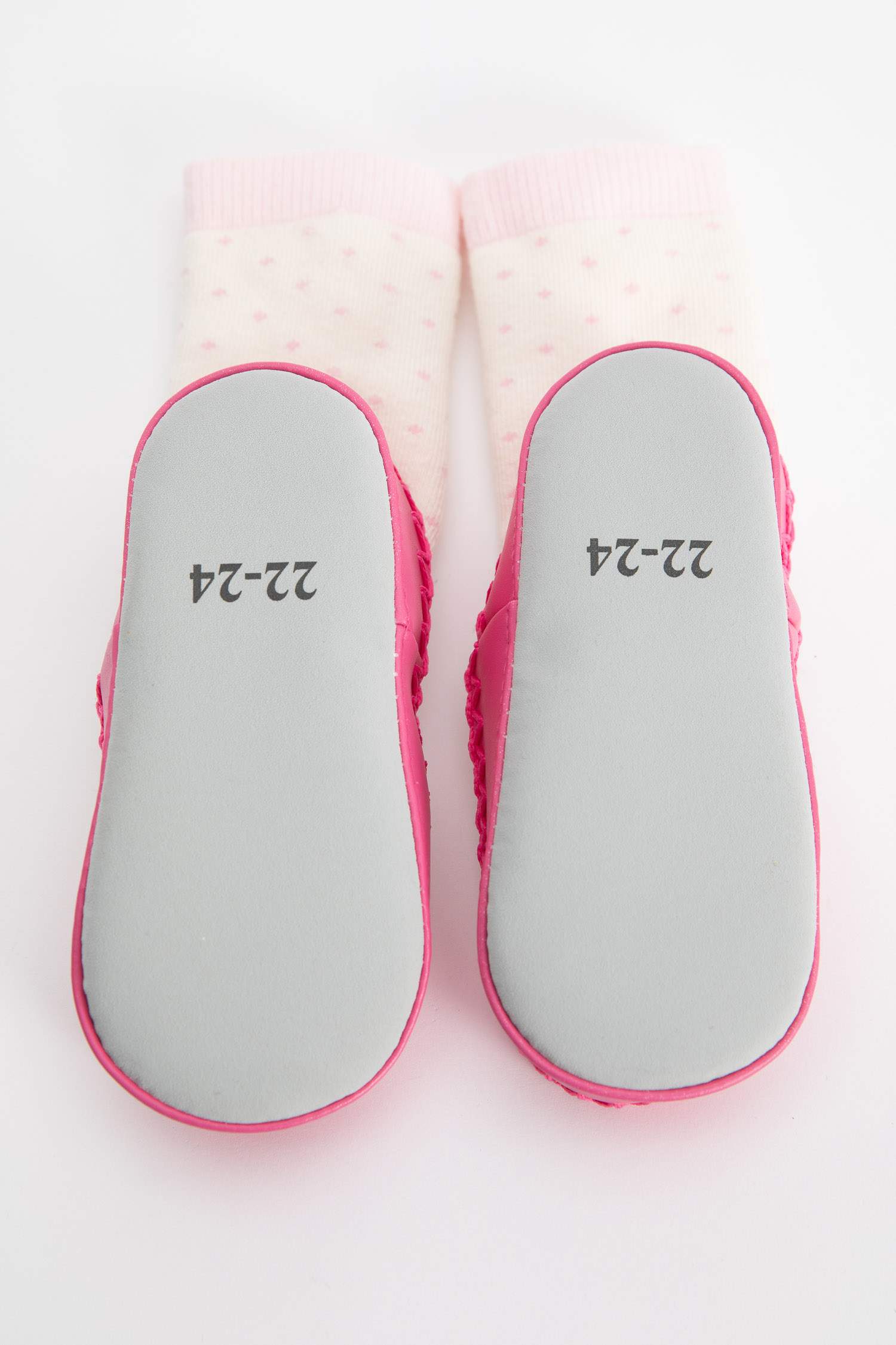 Kız Bebek Pamuklu Ev Çorabı