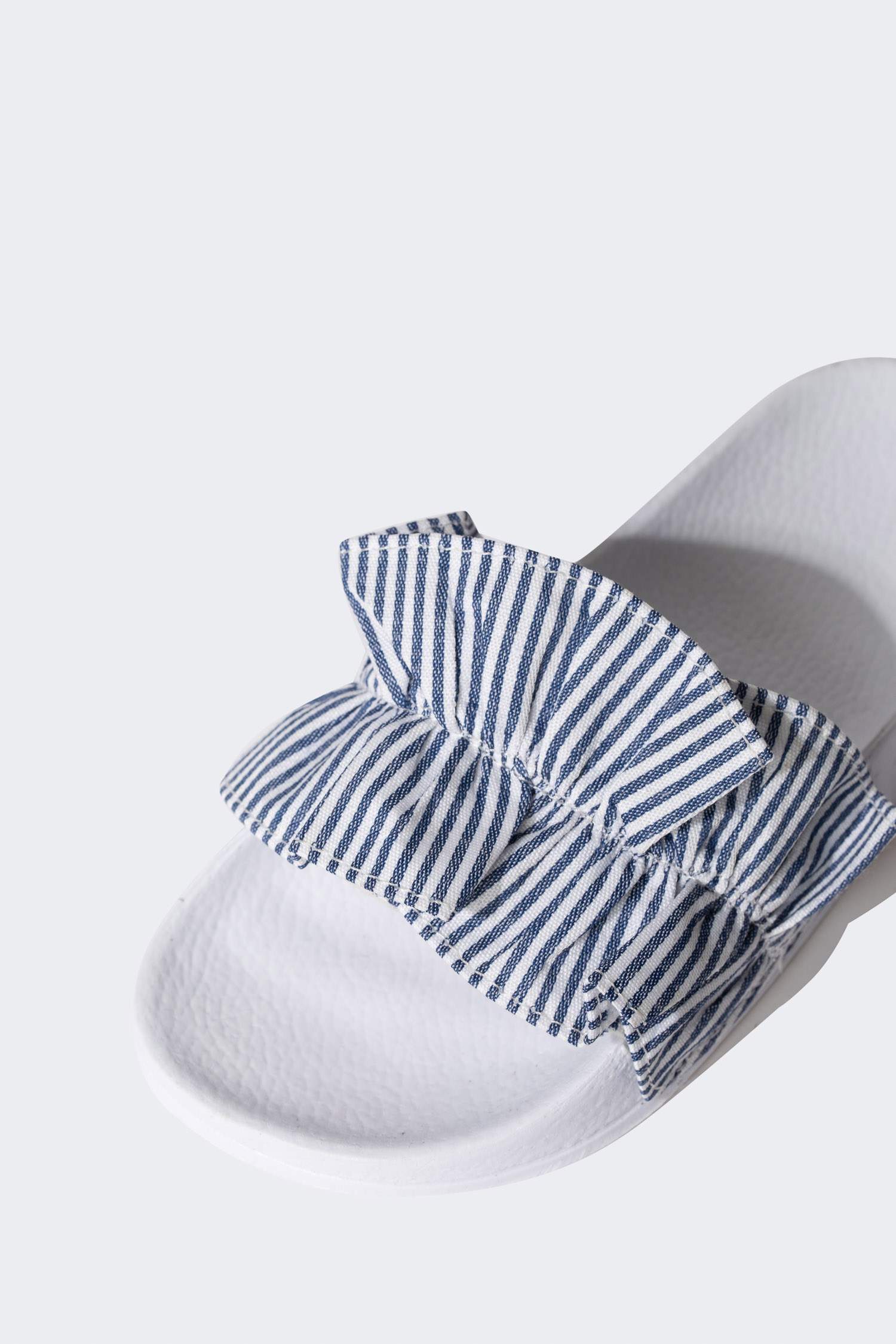 Girls Flat Sole Single Band Slippers