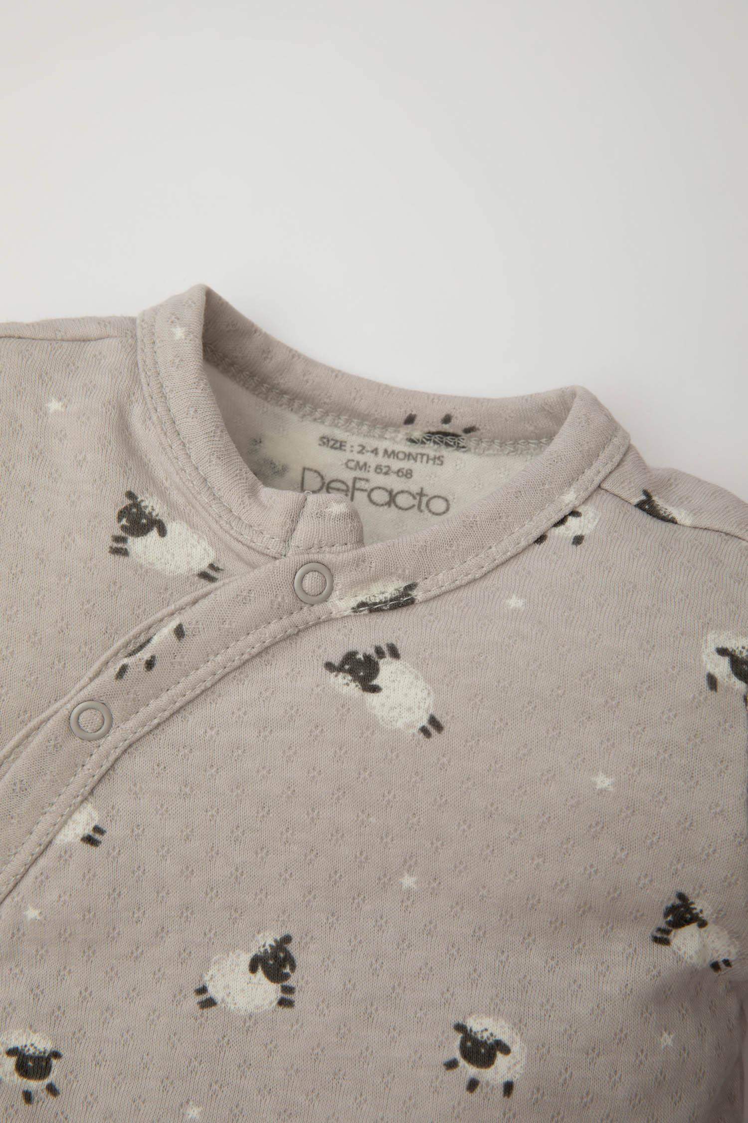 Baby Boy Patterned Snap Body 3 Piece Set