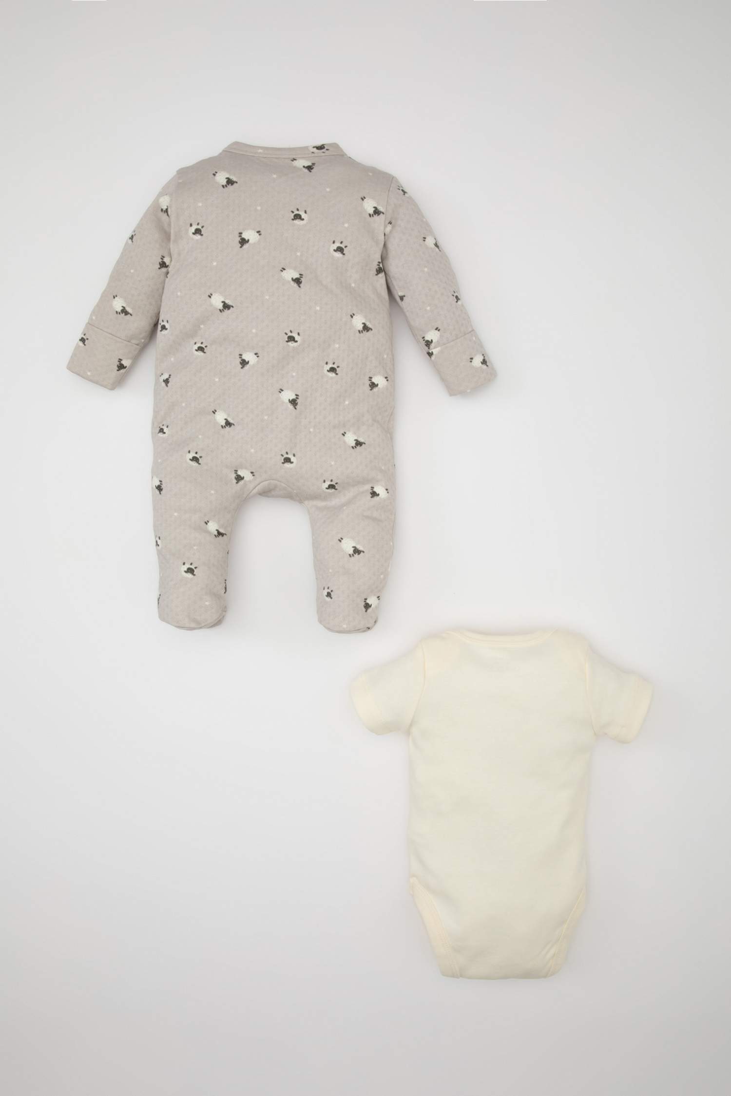 Baby Boy Patterned Snap Body 3 Piece Set