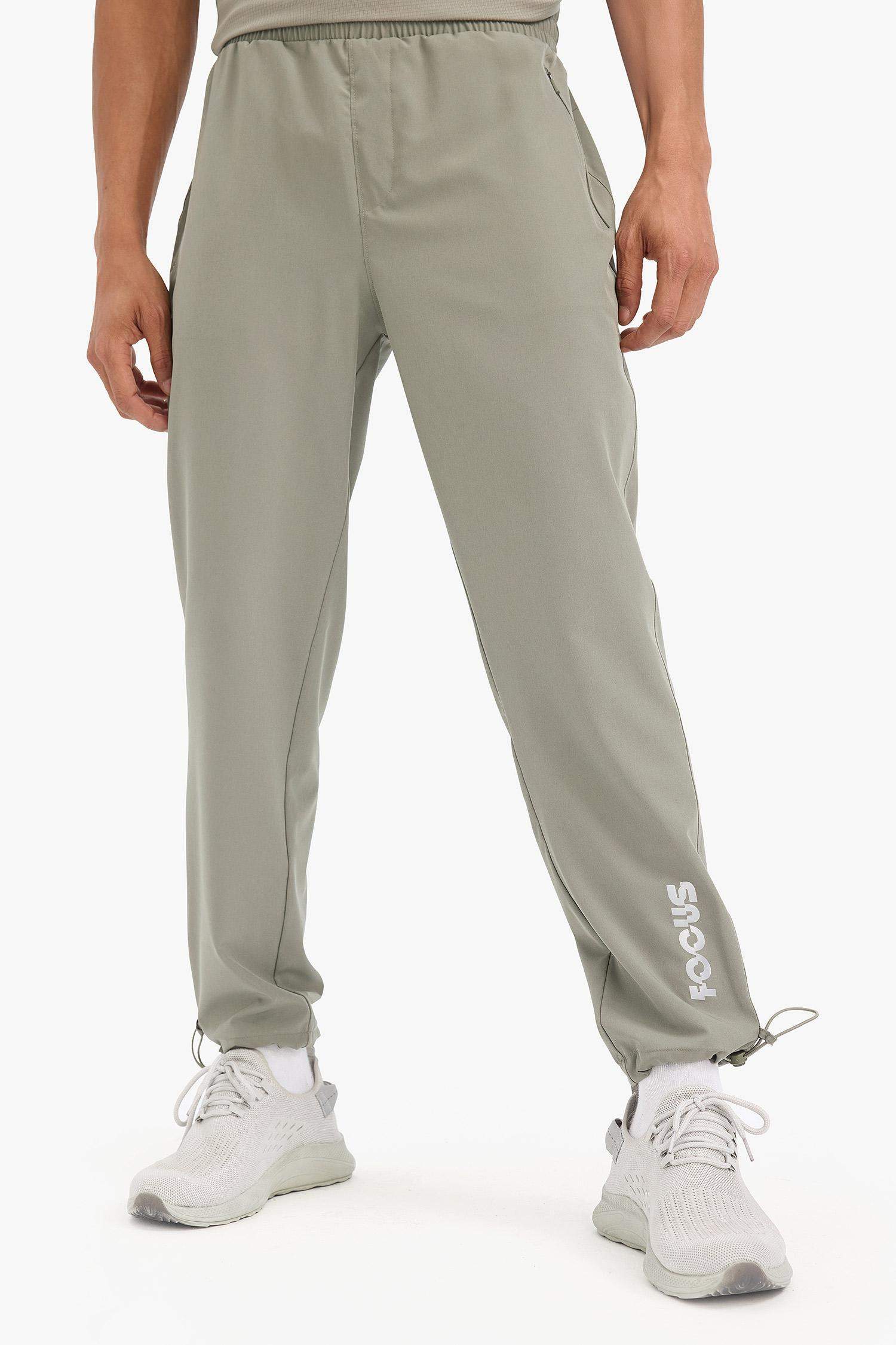 DeFactoFit Slim Fit Узкий Крой Двойные Карманы Спортивные Джоггеры с Тканевой Кнопкой