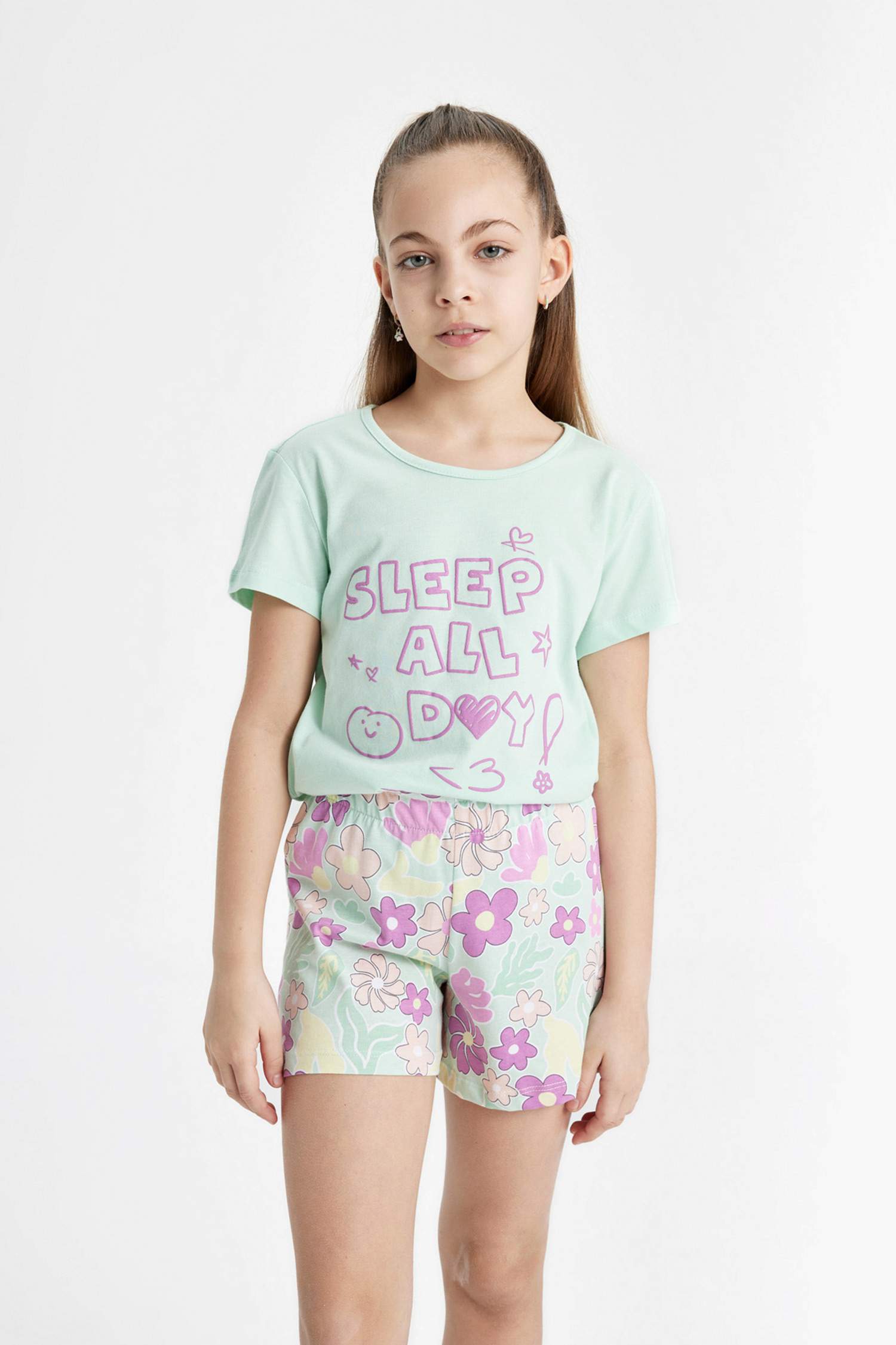 Girl Printed 2 Piece Pajama Set