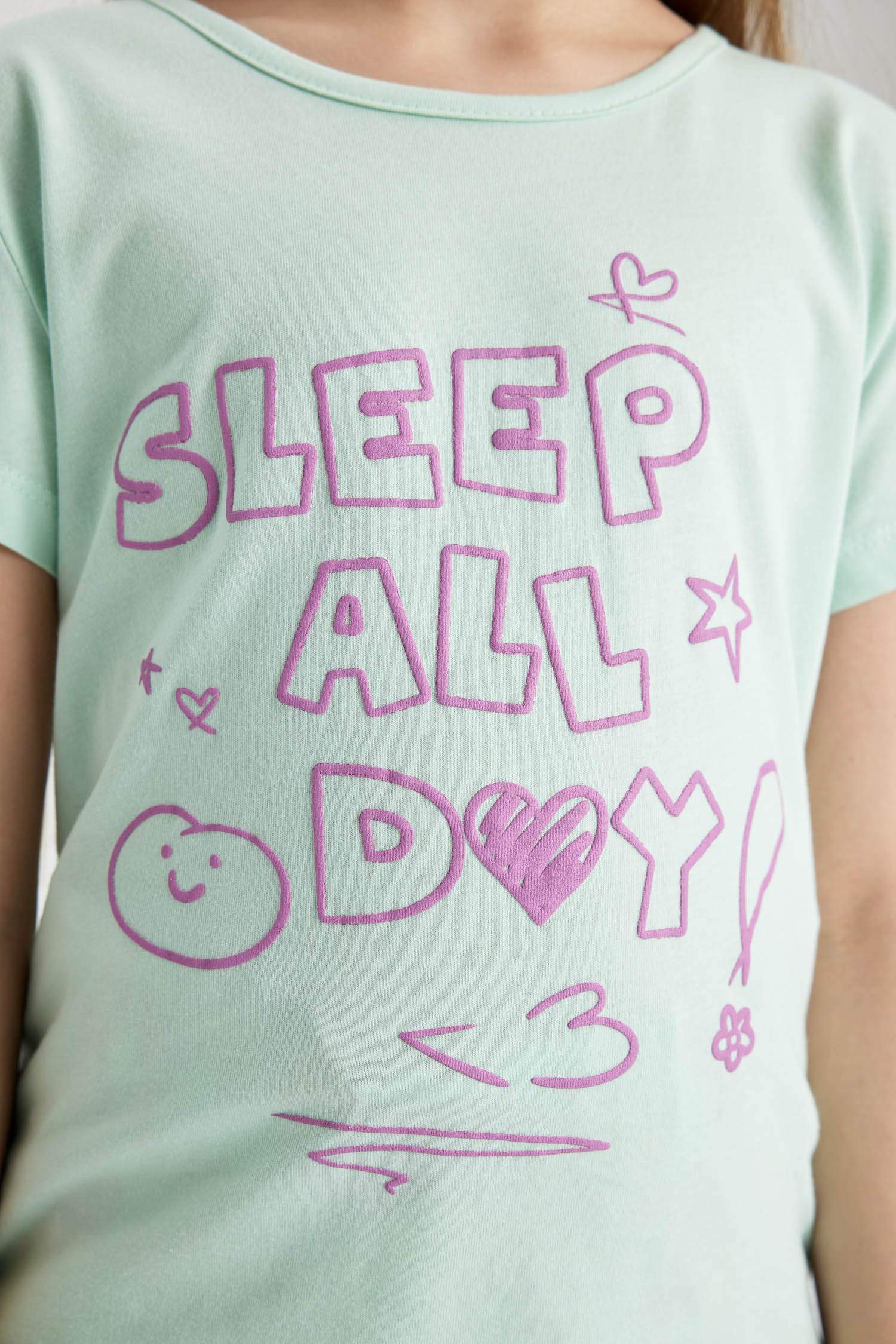 Girl Printed 2 Piece Pajama Set