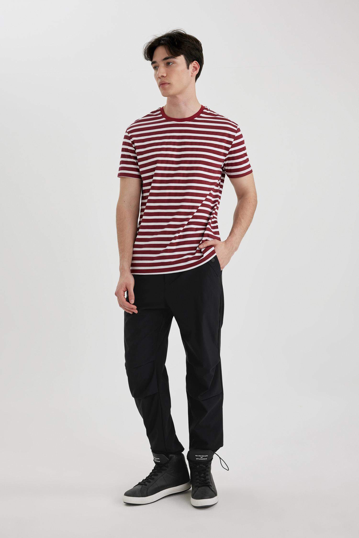 Pantolon Relax Fit Esnek Bantlı Paça 