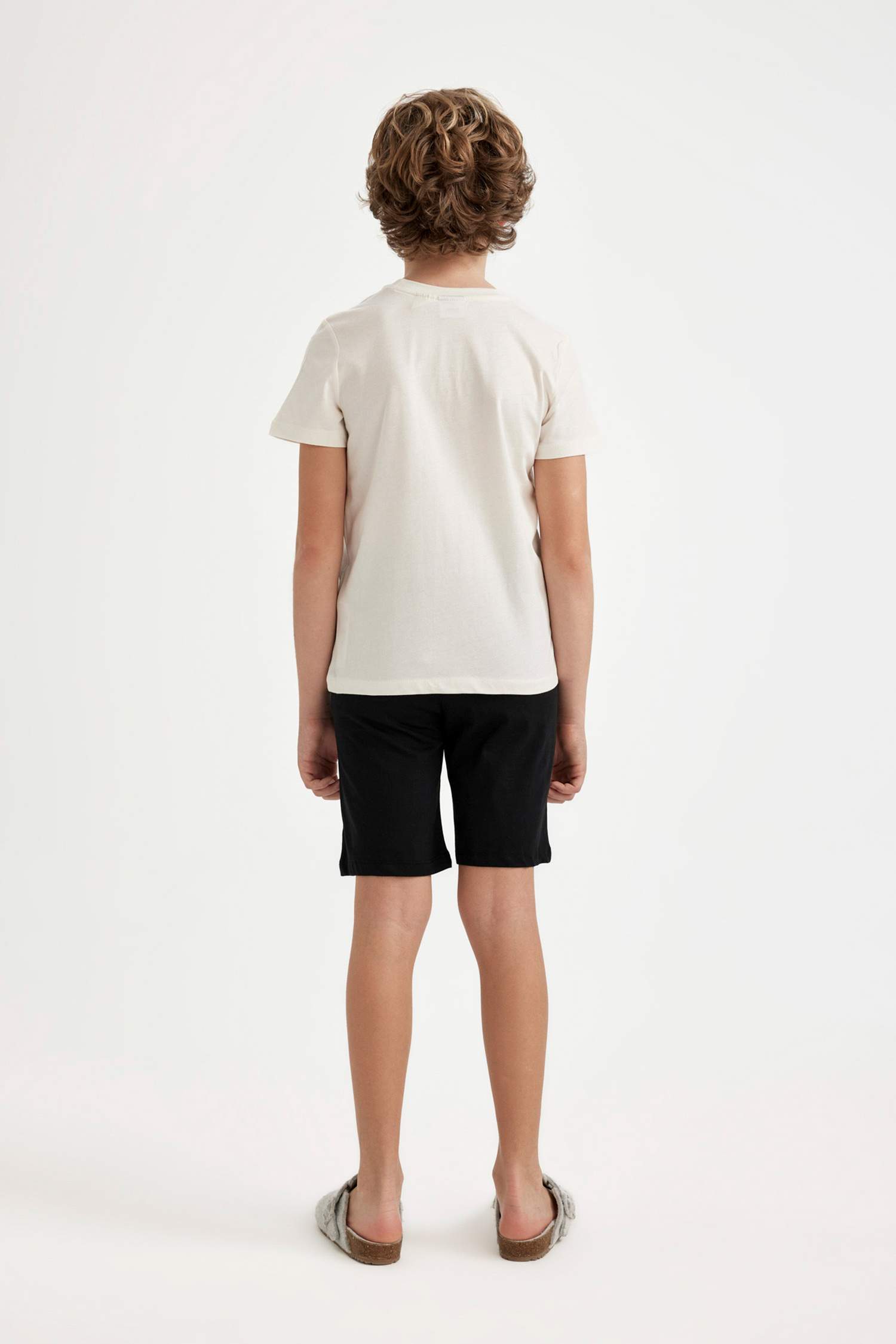 Boy Snoopy Short Sleeve 2 Piece Pajama Set