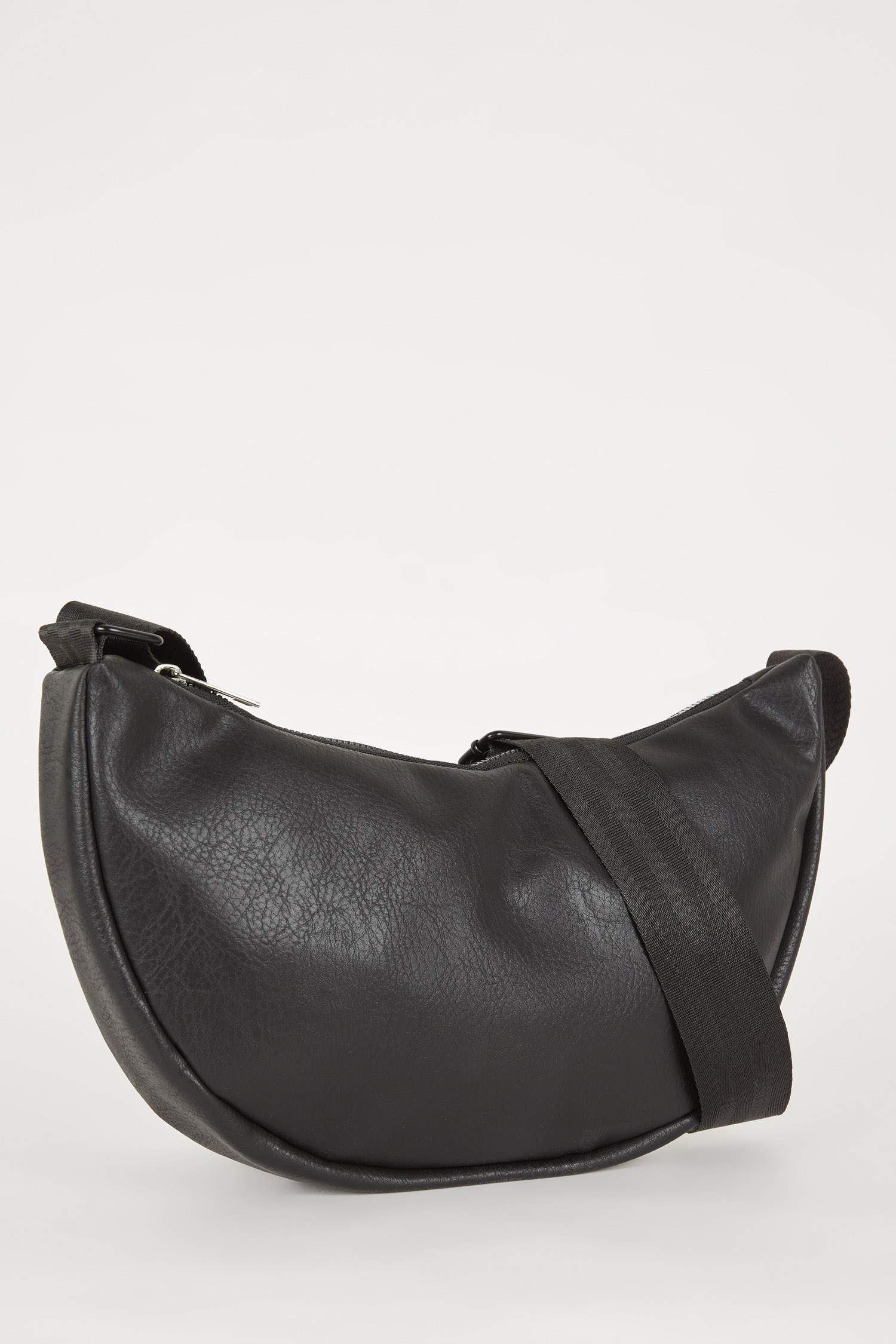 Faux Leather Crossbody Bag